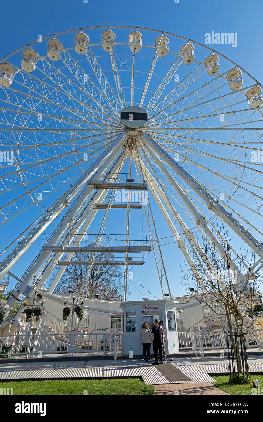 Grande roue, Recreation Ground, Stratford-upon-Avon, Warwickshire, Angleterre, grande-Bretagne Banque D'Images
