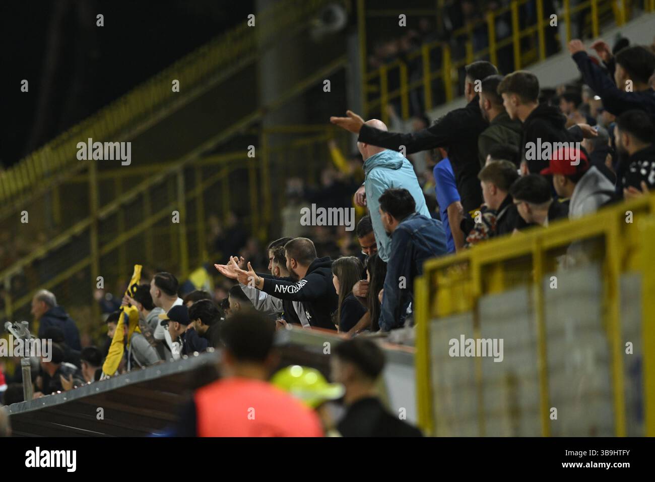 Castellamare di Stabia, Italie, 09 mai,2025 fans de S.S. Juve Stabi en action pendant la Serie BKT entre S.S. Juvestabia vs A.C. Reggiana :Agostino Gemito/ Alamy Live News Banque D'Images