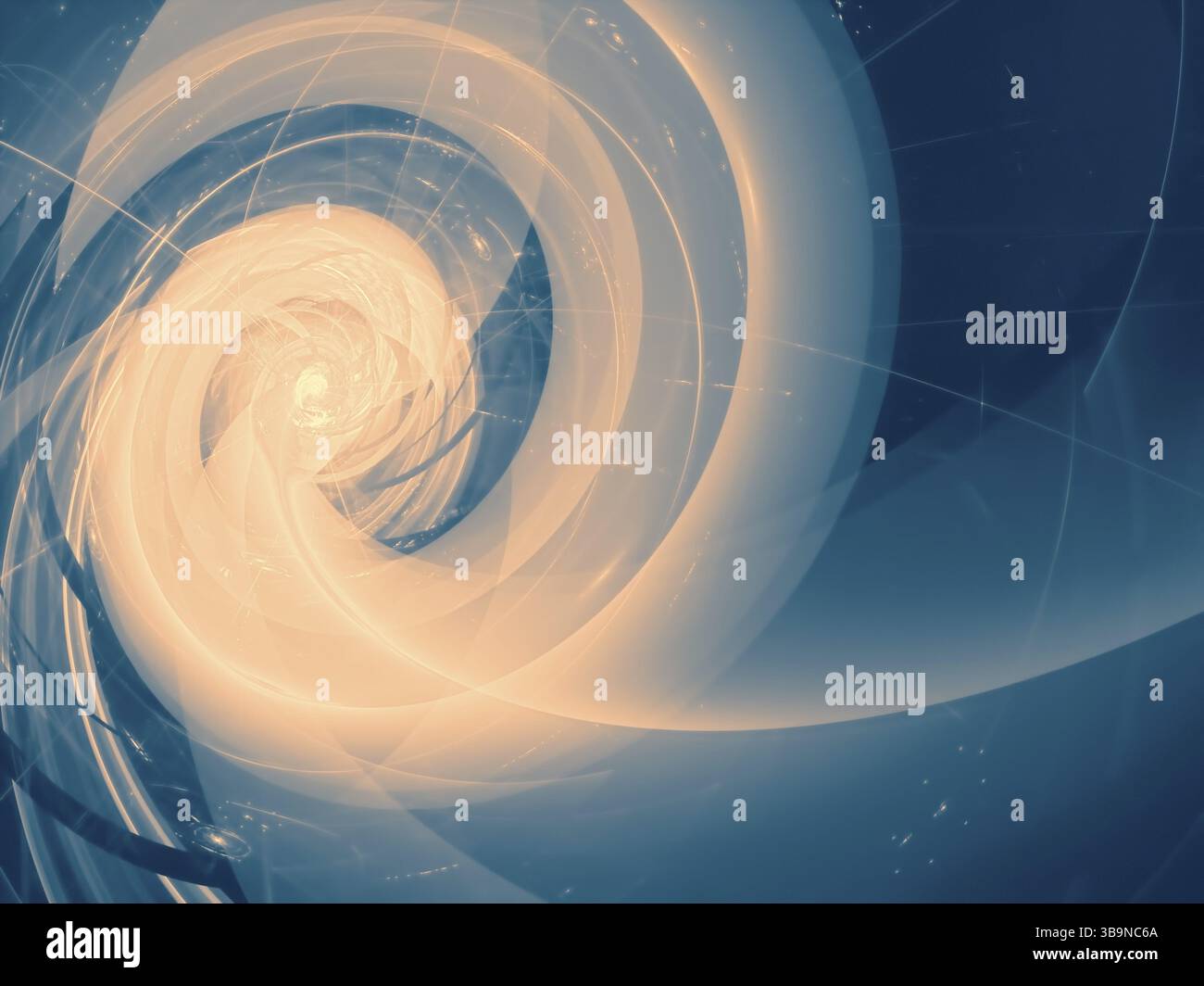 Fond technique simple avec espace de copie - tourbillon et plis. Image abstraite générée par ordinateur. Art numérique pour les bannières, web design, fond d'écran de bureau Banque D'Images