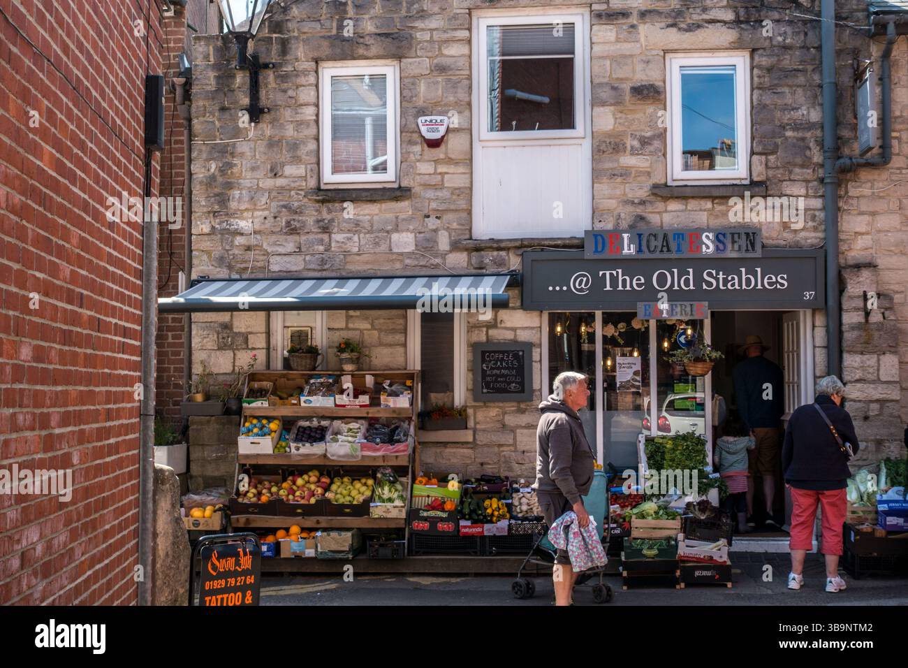 Les vieilles écuries de Swanage. Banque D'Images