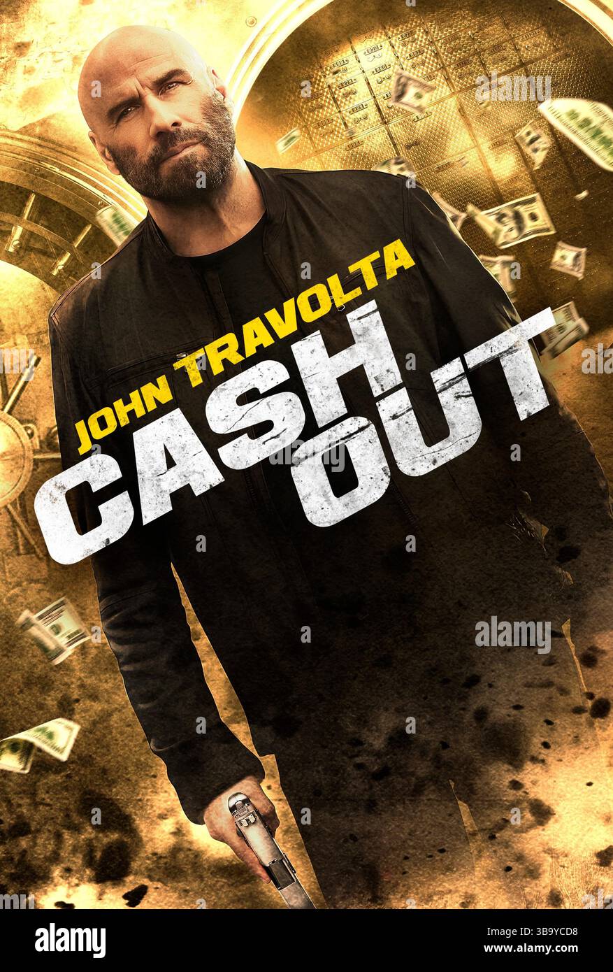 Affiche de film de retrait John Travolta Banque D'Images