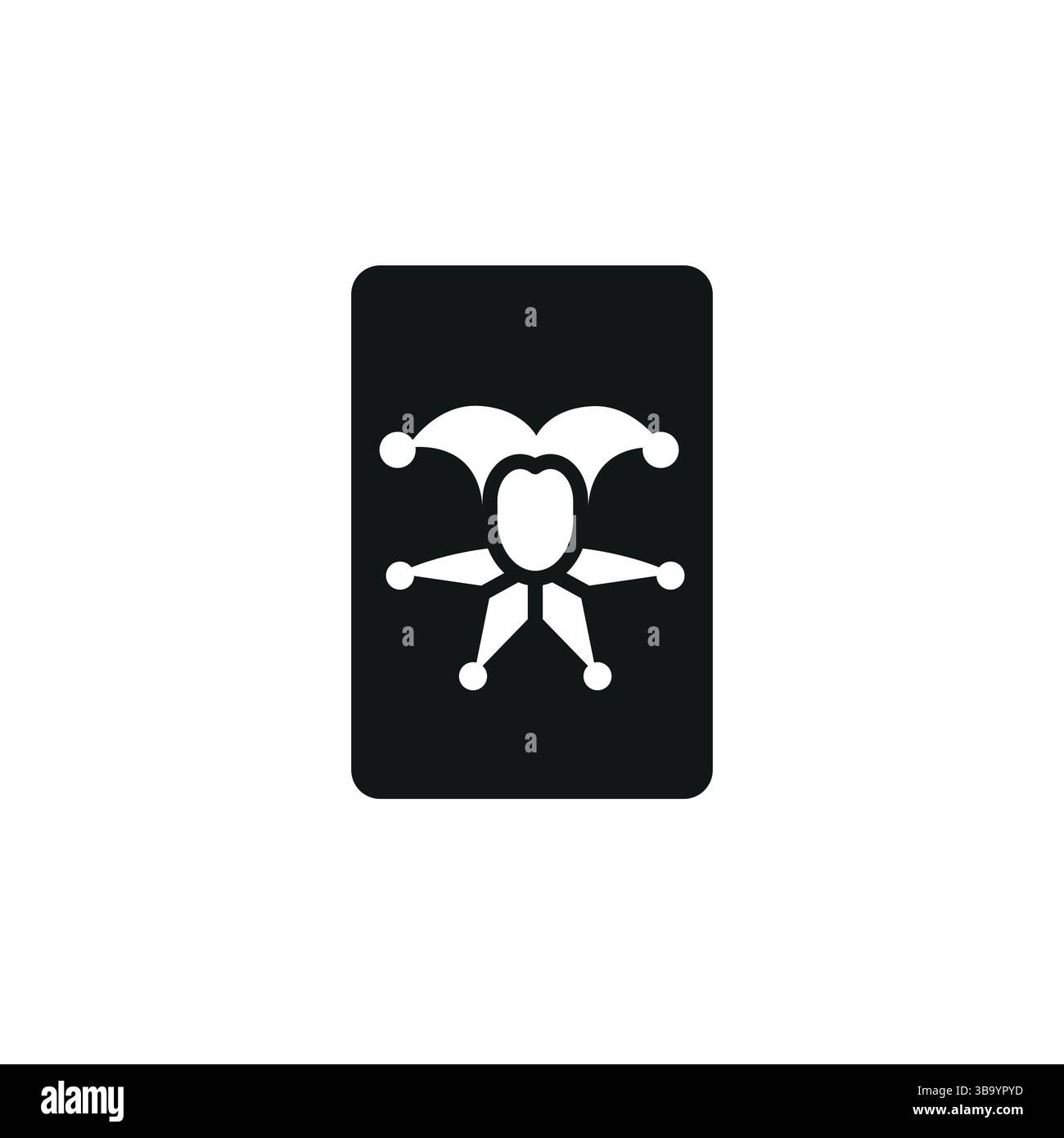 Icône Joker Card Illustration de Vecteur