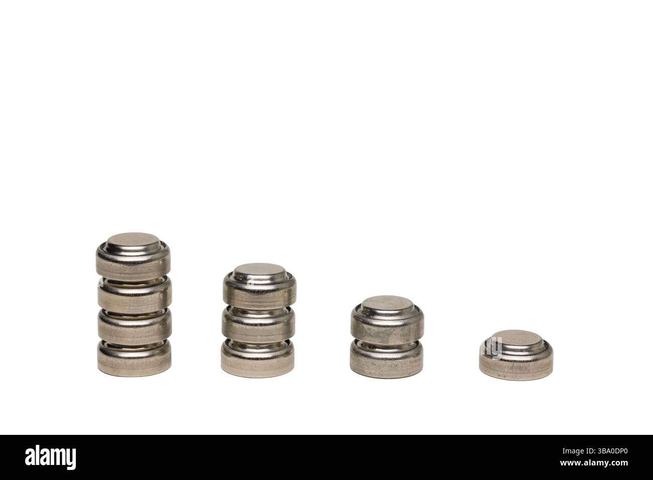Graphique piles bouton Banque D'Images