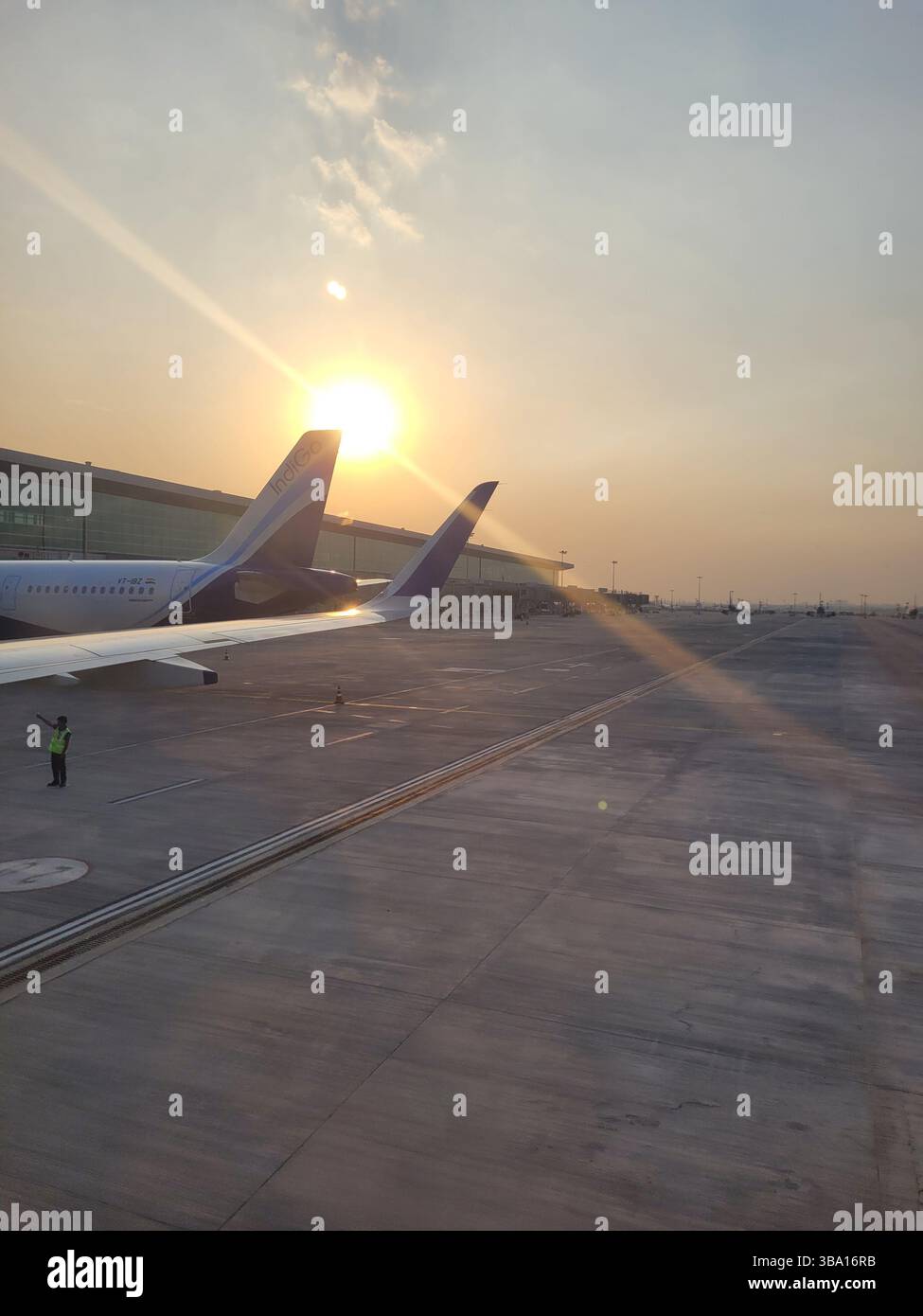 Indigo Airlines et son vol de Bengaluru à Delhi le 13 novembre 2024 Banque D'Images