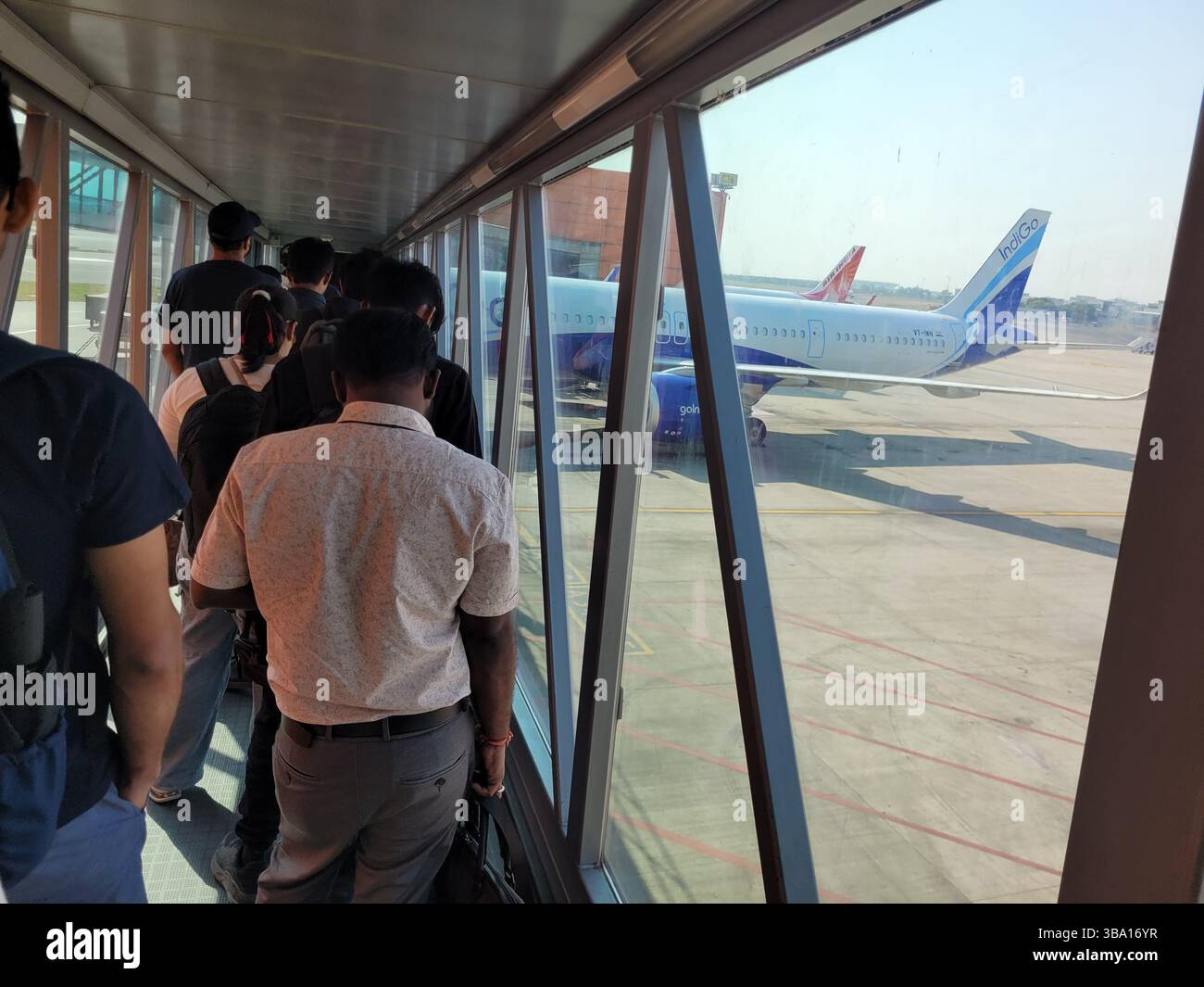 Indigo Airlines et son vol de Bengaluru à Delhi le 13 novembre 2024 Banque D'Images