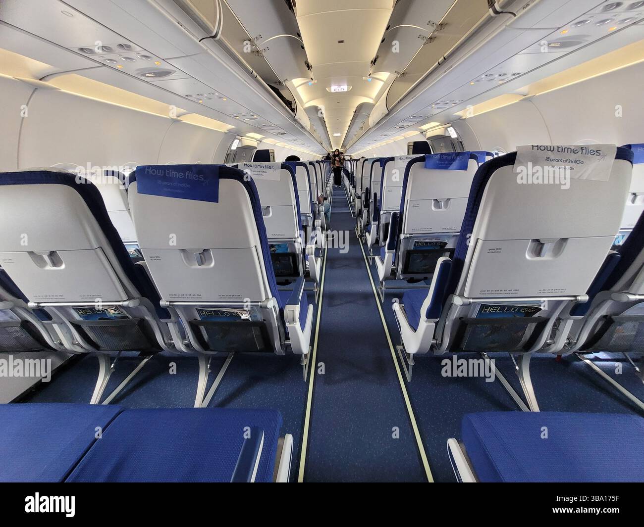 Indigo Airlines et son vol de Bengaluru à Delhi le 13 novembre 2024 Banque D'Images