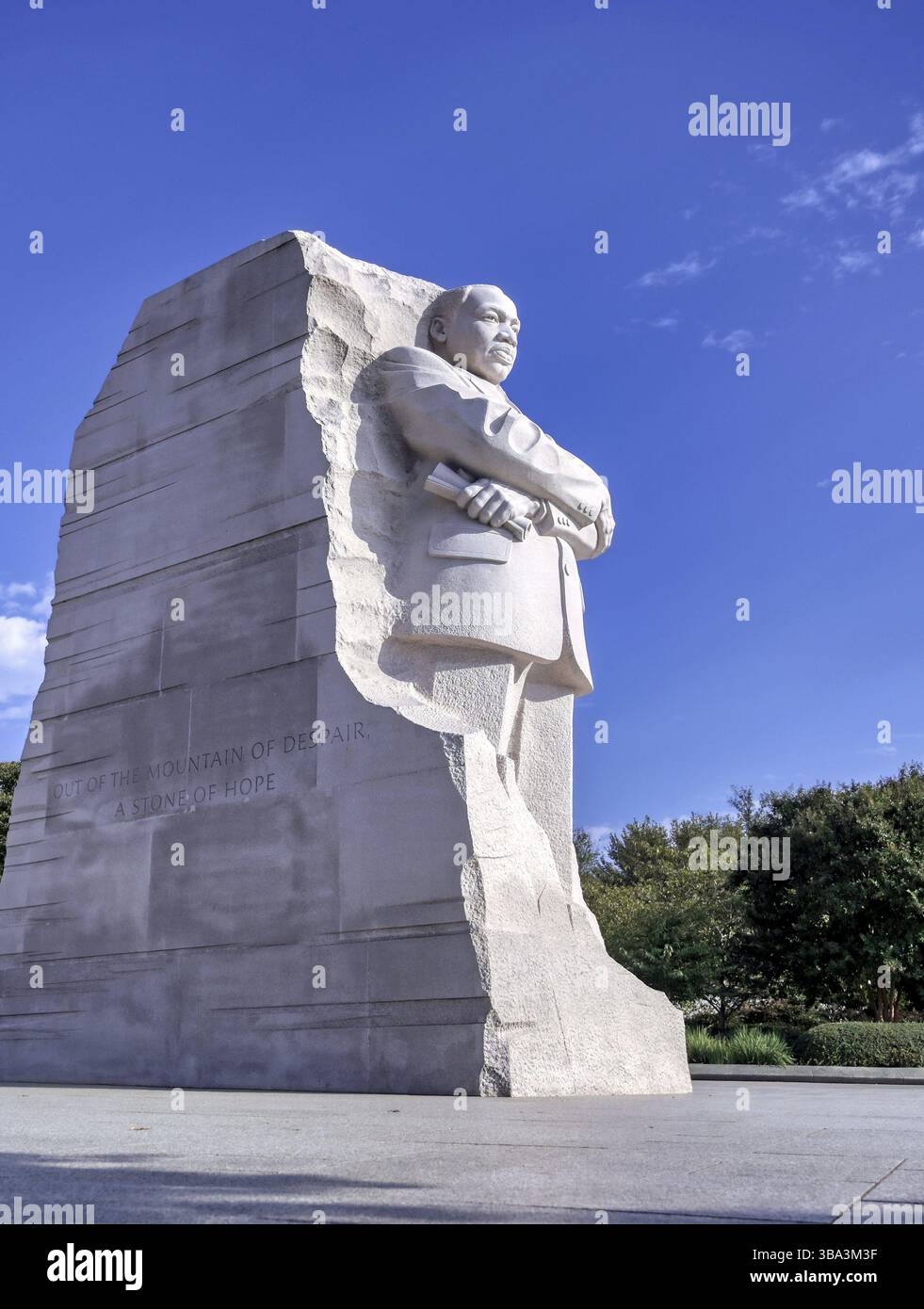 Washington DC, États-Unis - 15 octobre 2021 : The Martin Luther King Jr. Mémorial sur le National Mall à Washington DC Banque D'Images