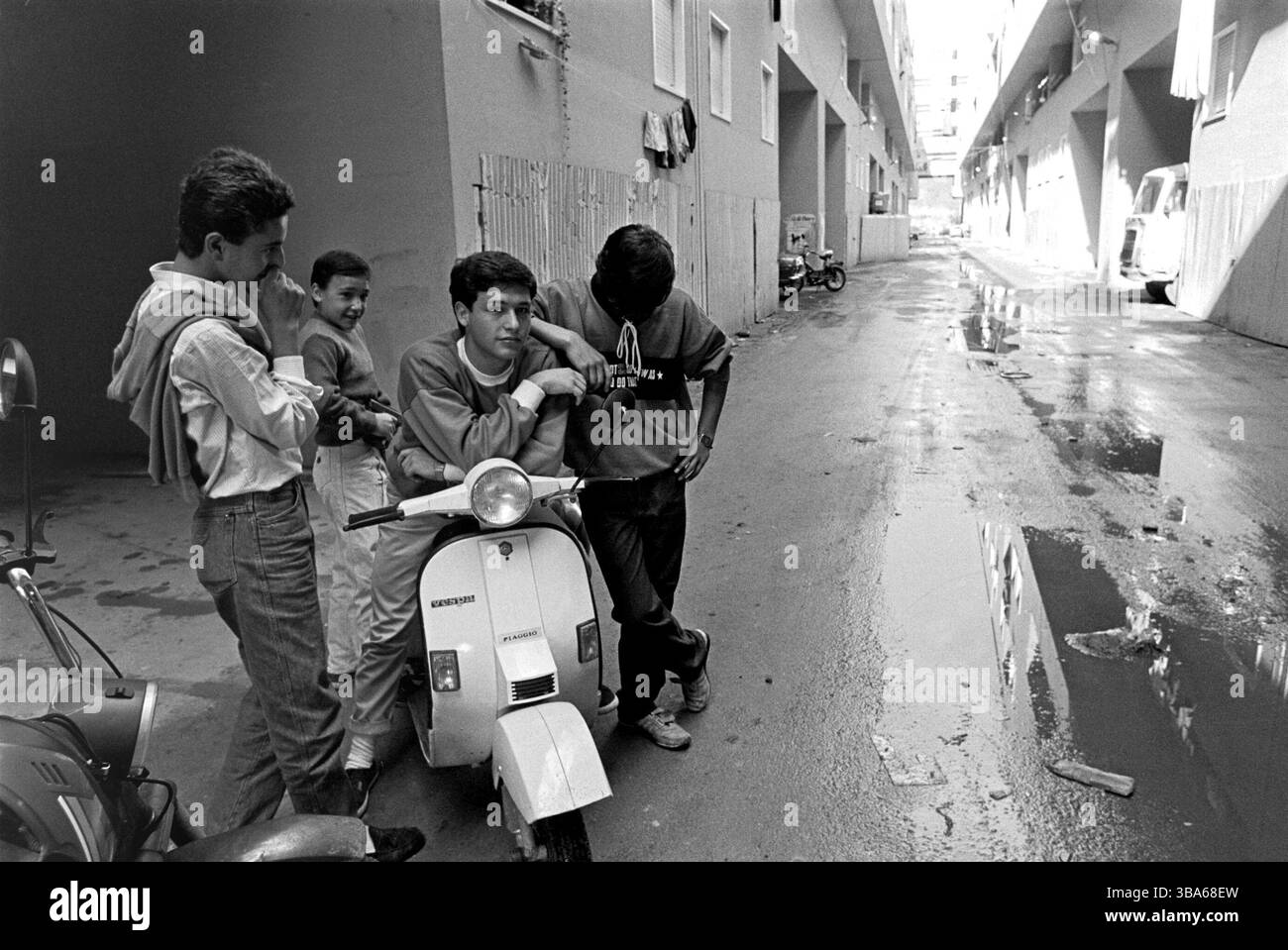 - Périphérie de Palerme, quartier zen....- periferia di Palermo, il quartiere Zen Banque D'Images