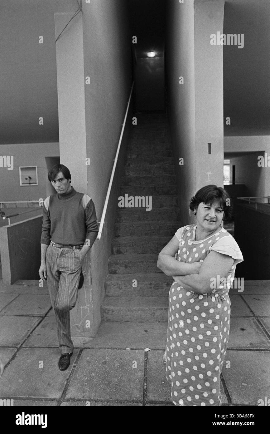 - Périphérie de Palerme, quartier zen (1986) - periferia di Palermo, il quartiere zen (1986) Banque D'Images
