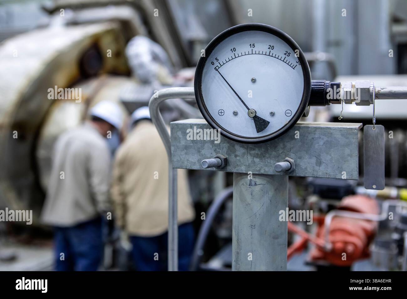 Station de compression travaillant dans le Tennessee Banque D'Images