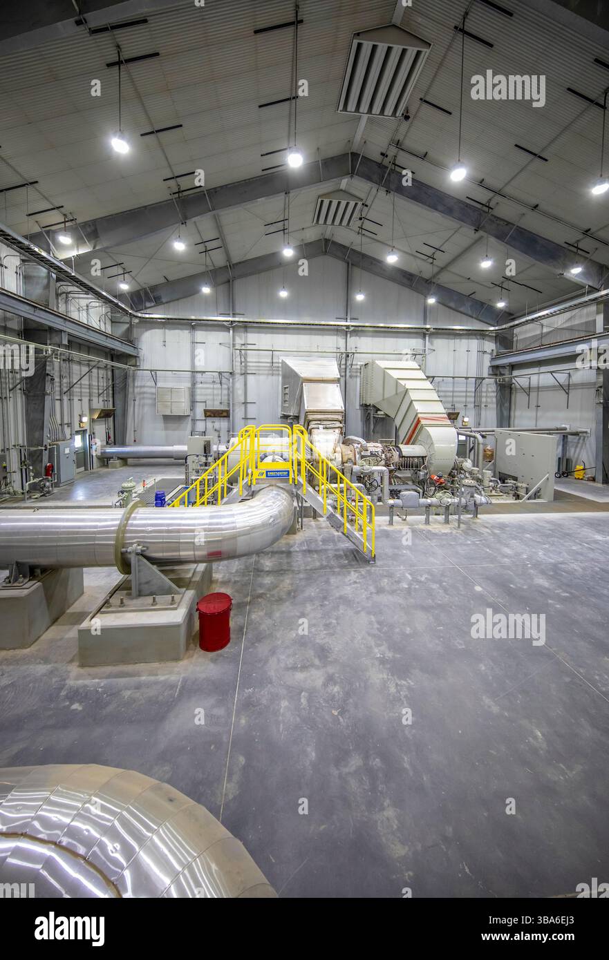 Station de compression travaillant dans le Tennessee Banque D'Images