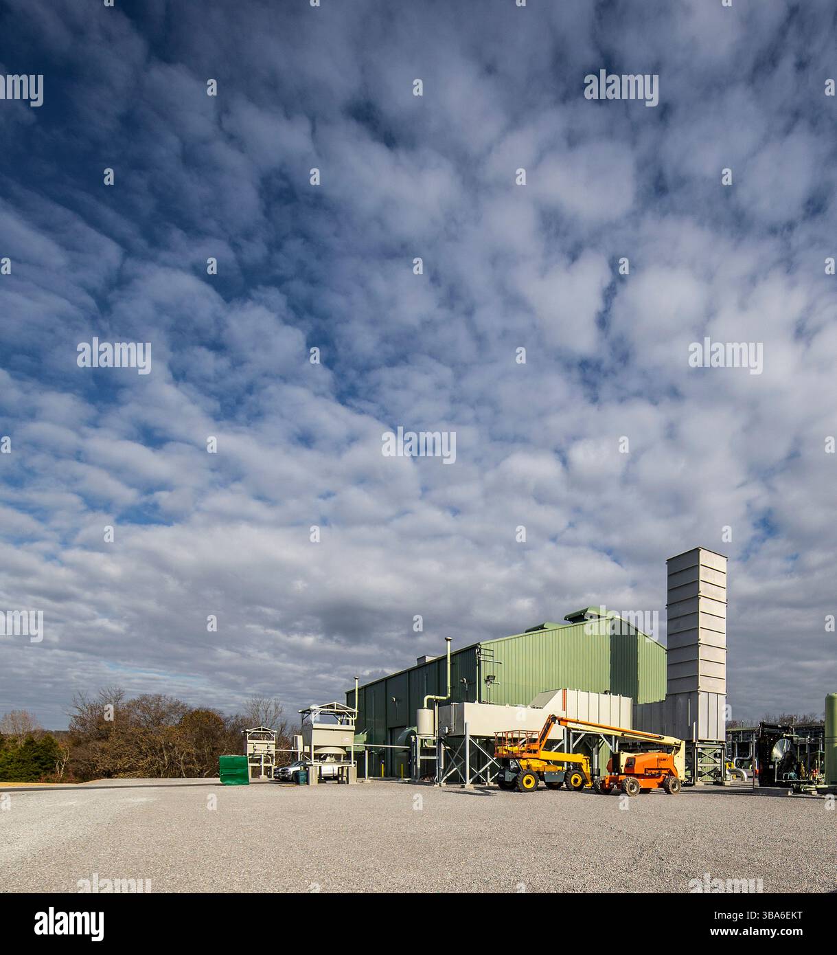 Station de compression travaillant dans le Tennessee Banque D'Images