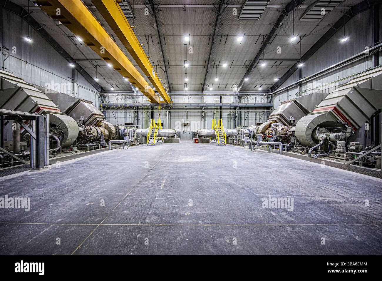 Station de compression travaillant dans le Tennessee Banque D'Images