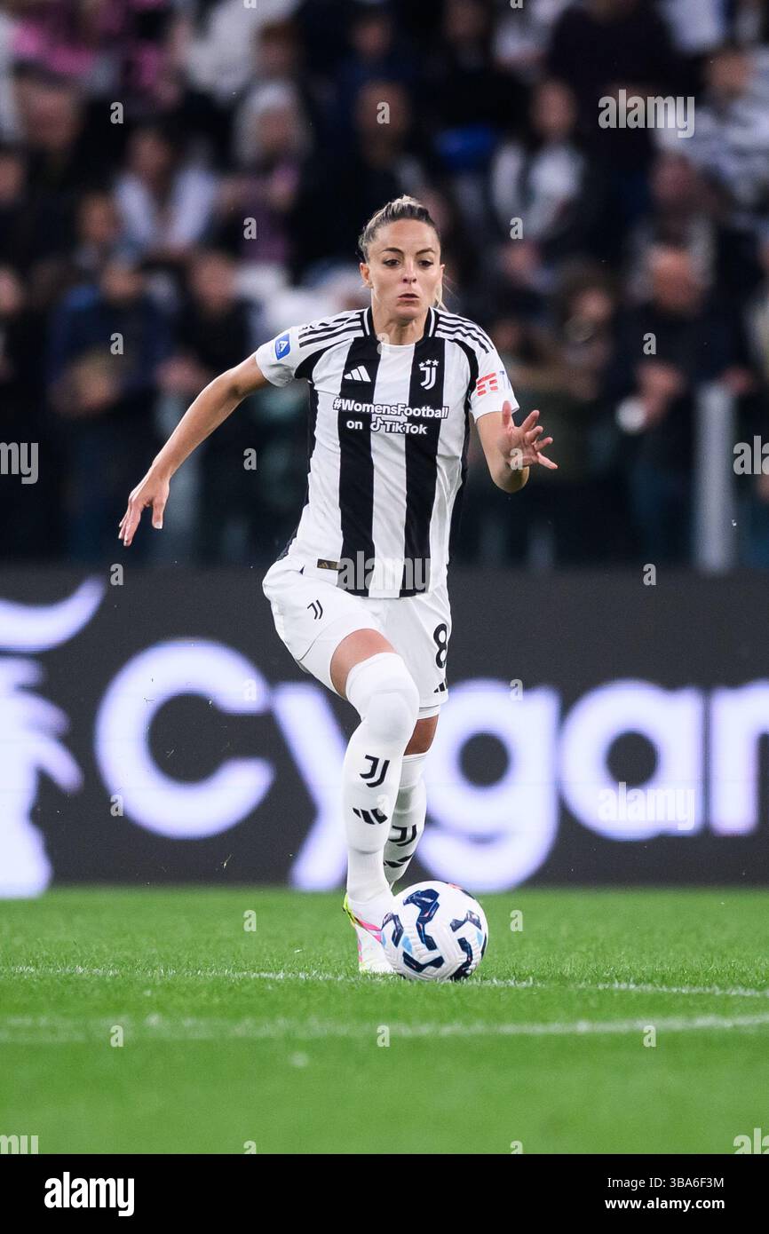 Turin, Italie. 10 mai 2025. Martina Rosucci de la Juventus lors du match de Serie A féminin entre la Juventus et l'Inter au stade Allianz de Turin, Italie - samedi 10 mai 2025. (Photo de Nicolo Campo/LaPresse ) crédit : LaPresse/Alamy Live News Banque D'Images