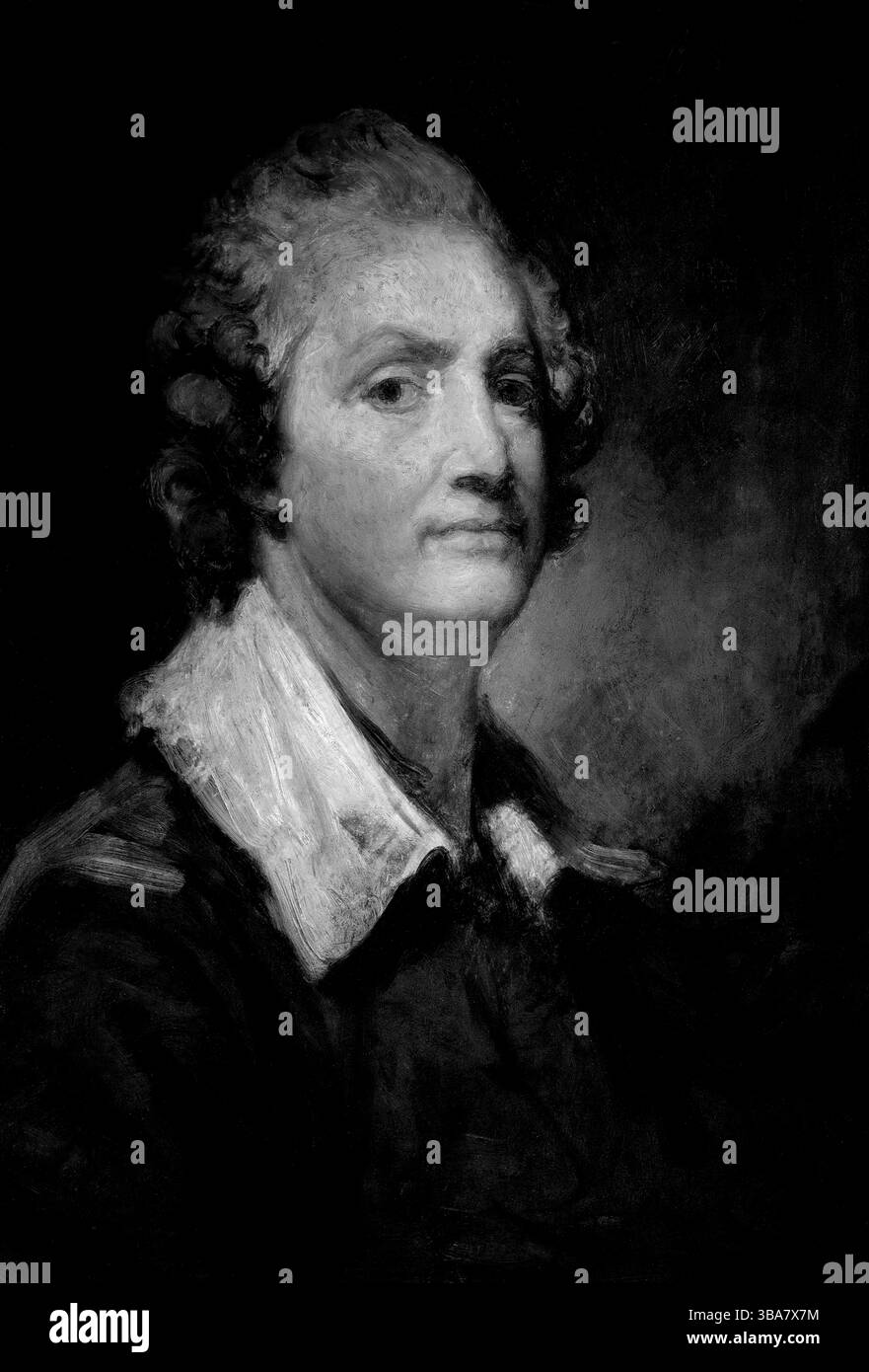 Portrait l’ artiste - Autoportrait Jean Baptiste Greuze 1725-1805 France Musée français Louvre . Banque D'Images