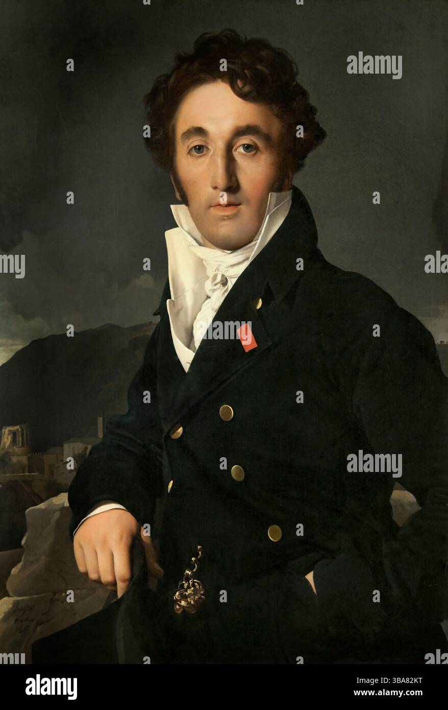 Charles Cordier 1811 par INGRES Jean Auguste Dominique France Français 1780-1867 Musée Louvre . Charles Henri Joseph Cordier (19 octobre 1827 - 30 mai 1905) était un sculpteur français de sujets ethnographiques. Il est connu pour ses sculptures polychromes) Banque D'Images Charles Cordier 1811 par INGRES Jean Auguste Dominique France Français 1780-1867 Musée Louvre . Charles Henri Joseph Cordier (19 octobre 1827 - 30 mai 1905) était un sculpteur français de sujets ethnographiques. Il est connu pour ses sculptures polychromes) Banque D'Images