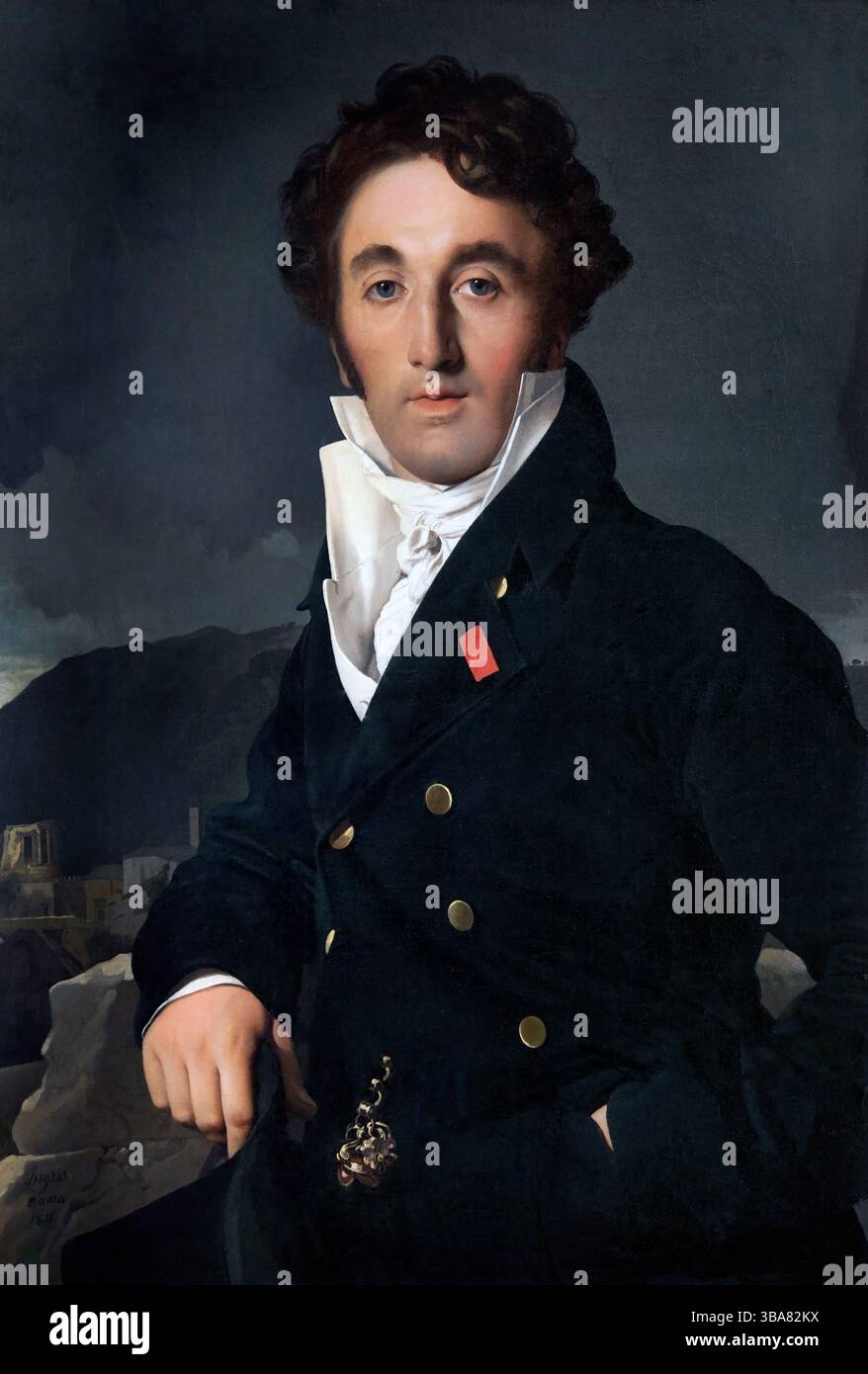 Charles Cordier 1811 par INGRES Jean Auguste Dominique France Français 1780-1867 Musée Louvre . Charles Henri Joseph Cordier (19 octobre 1827 - 30 mai 1905) était un sculpteur français de sujets ethnographiques. Il est connu pour ses sculptures polychromes) Banque D'Images Charles Cordier 1811 par INGRES Jean Auguste Dominique France Français 1780-1867 Musée Louvre . Charles Henri Joseph Cordier (19 octobre 1827 - 30 mai 1905) était un sculpteur français de sujets ethnographiques. Il est connu pour ses sculptures polychromes) Banque D'Images