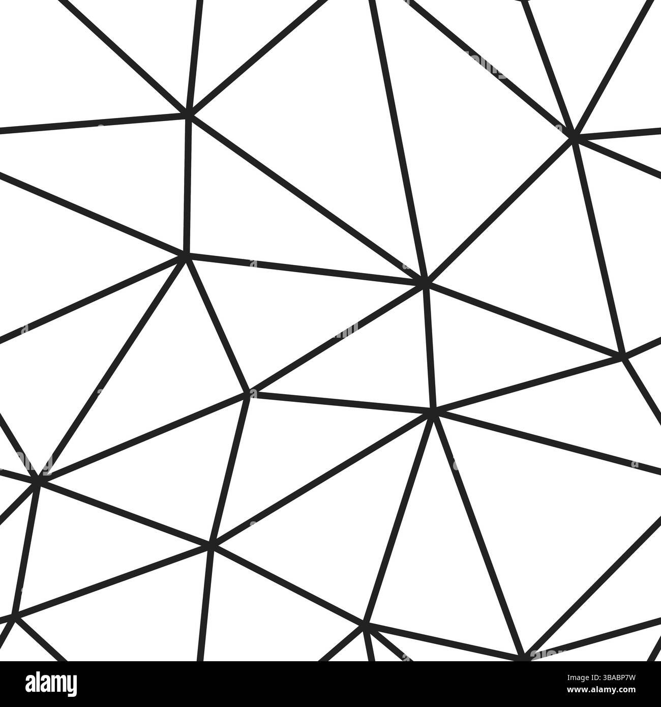 Fond abstrait avec des formes triangulaires en mosaïque. Grande taille de triangles. Poids des lignes légères. Modèle reproductible. Illustration vectorielle tileable sans couture. Illustration de Vecteur