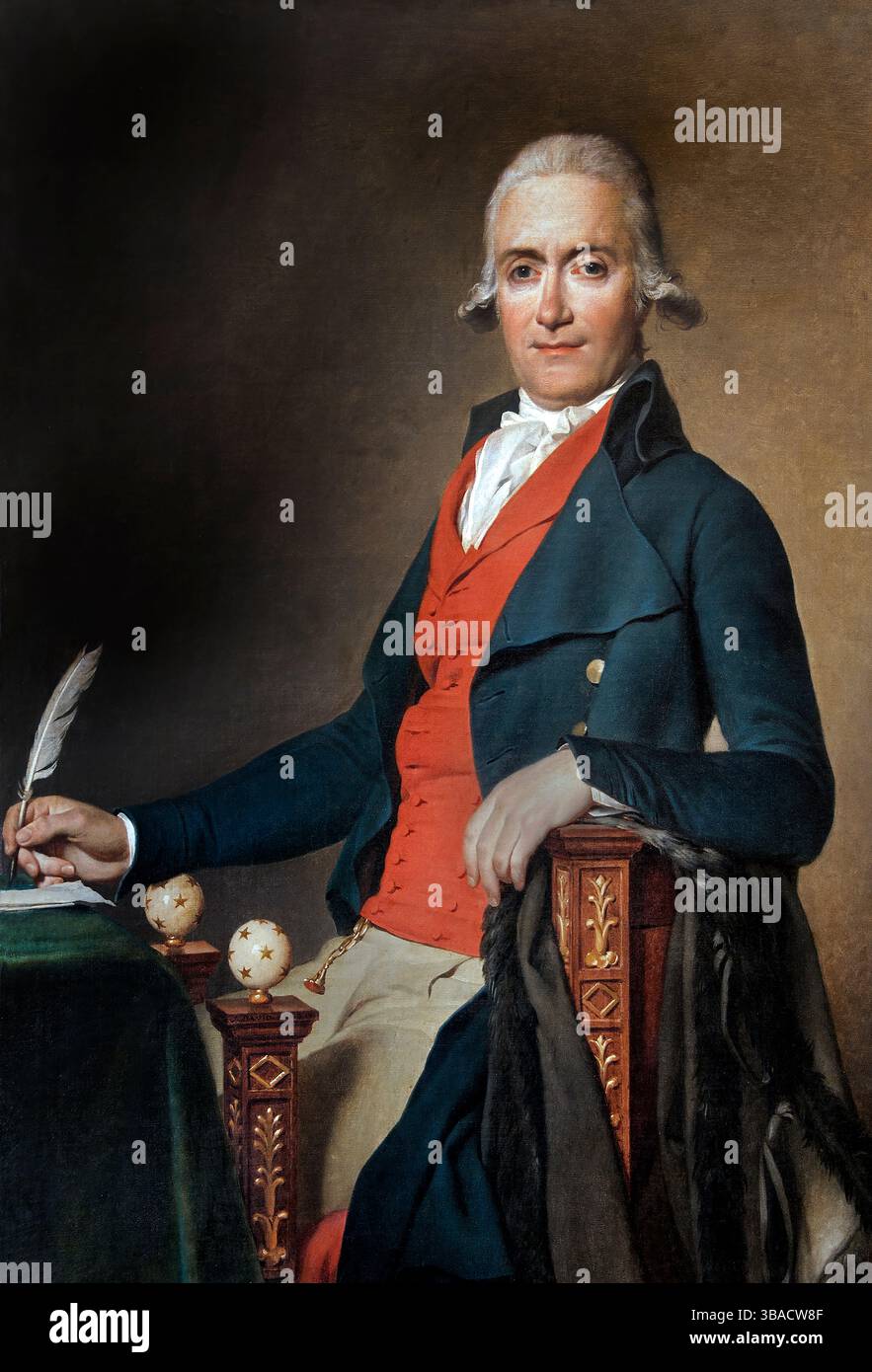 Gaspard Meyer, 1795-1796, par, Louis David, 1748-1825 , France, Français, Musée Louvre . Banque D'Images