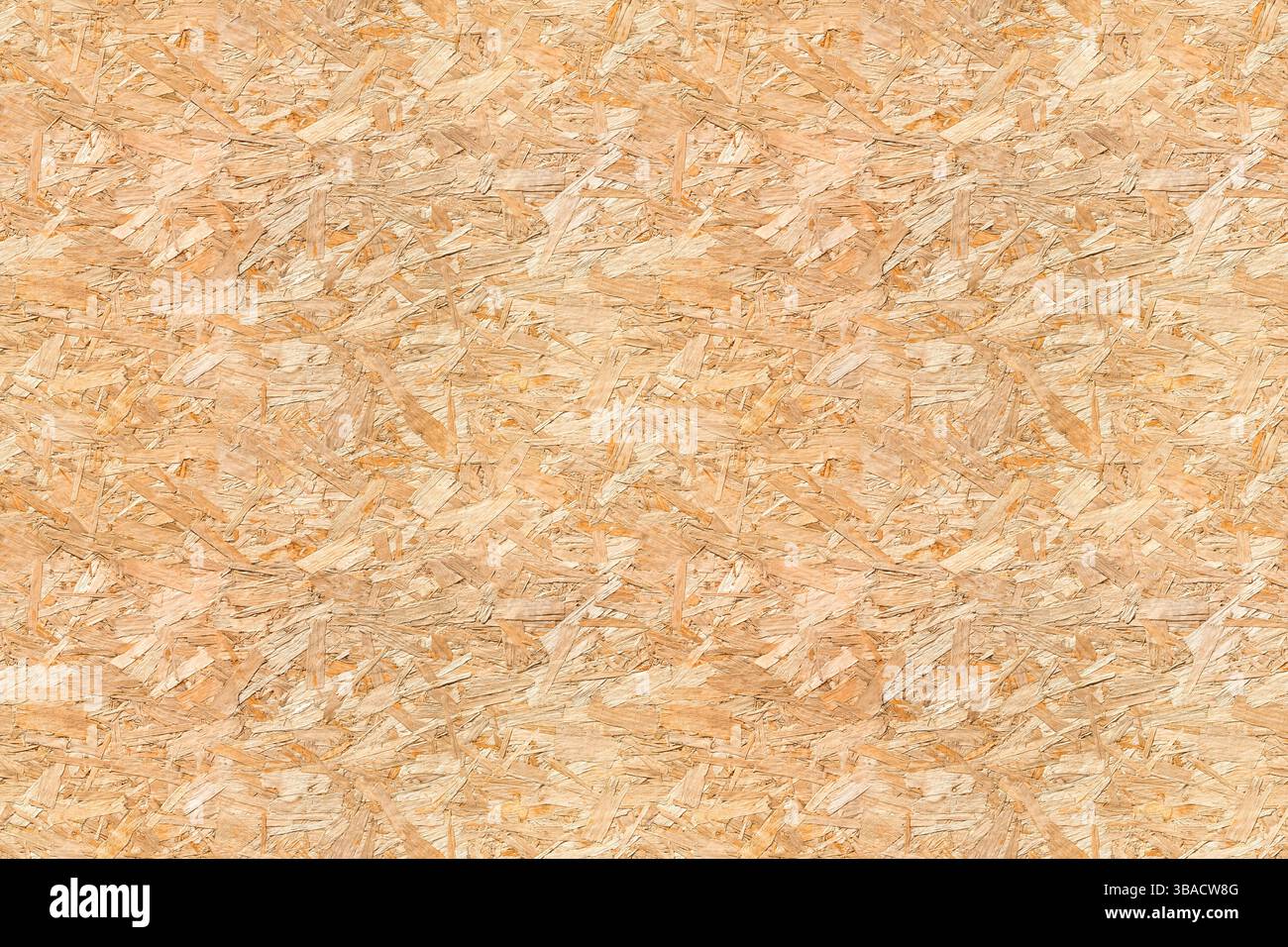 Texture de fond sans couture de panneau à brins orientés OSB – modèle de panneau de construction plat en panneaux de fibres à partir de copeaux de bois utilisés dans le bricolage et domestique. Banque D'Images