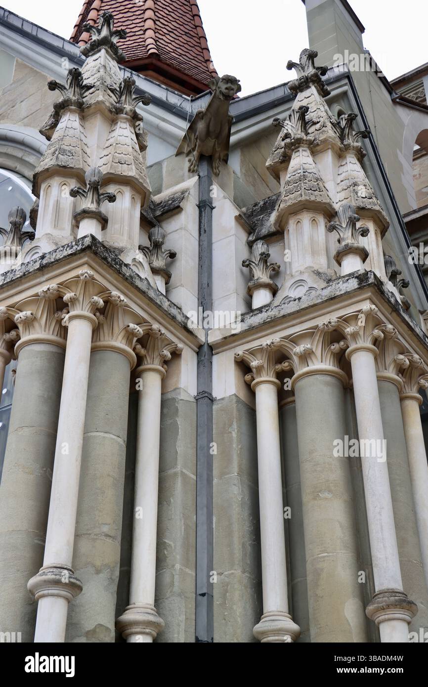 Cathédrale de Lausanne, Cathédrale de Lausanne, Cathédrale notre Dame de Lausanne, Suisse Banque D'Images