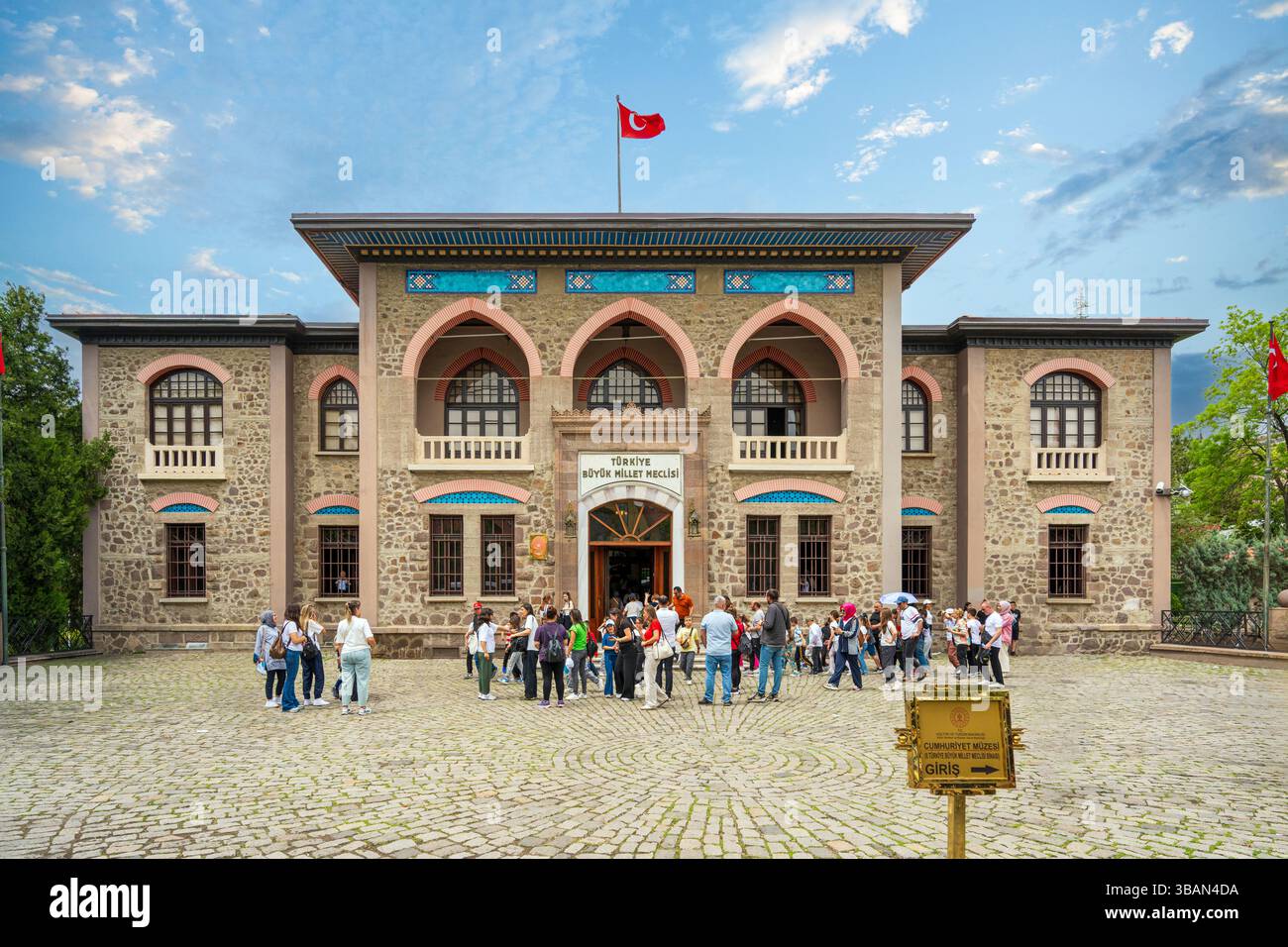 Ankara, Turquie - 10 mai 2025 : première Grande Assemblée nationale turque et Musée de la guerre d'indépendance Banque D'Images