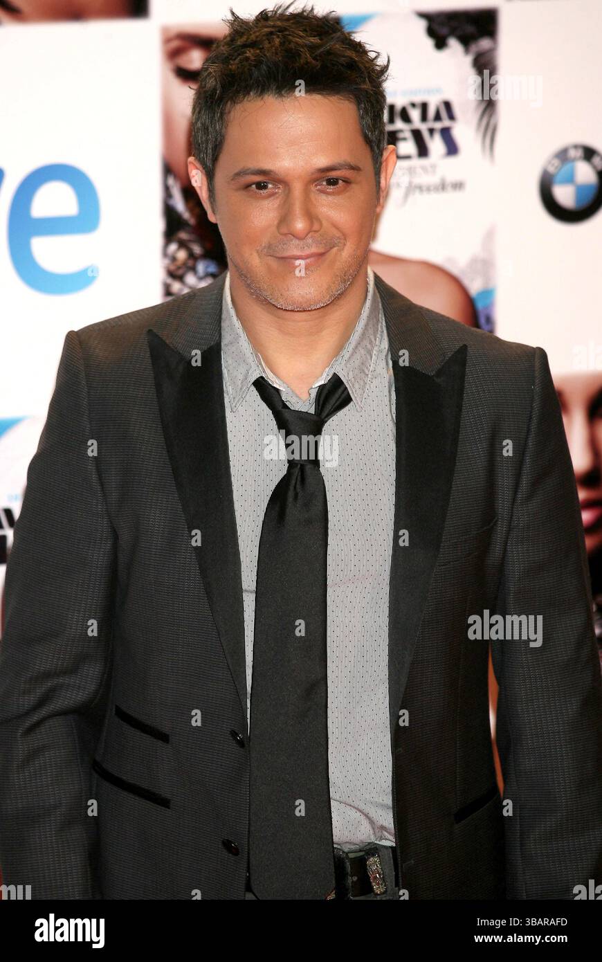 Alejandro Sanz au concert Alicia Keys à Madrid - 18 janvier 2010 Banque D'Images