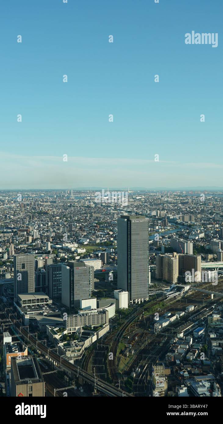 Paysage urbain de Nagoya : le cœur vibrant de la préfecture d’Aichi au Japon Banque D'Images