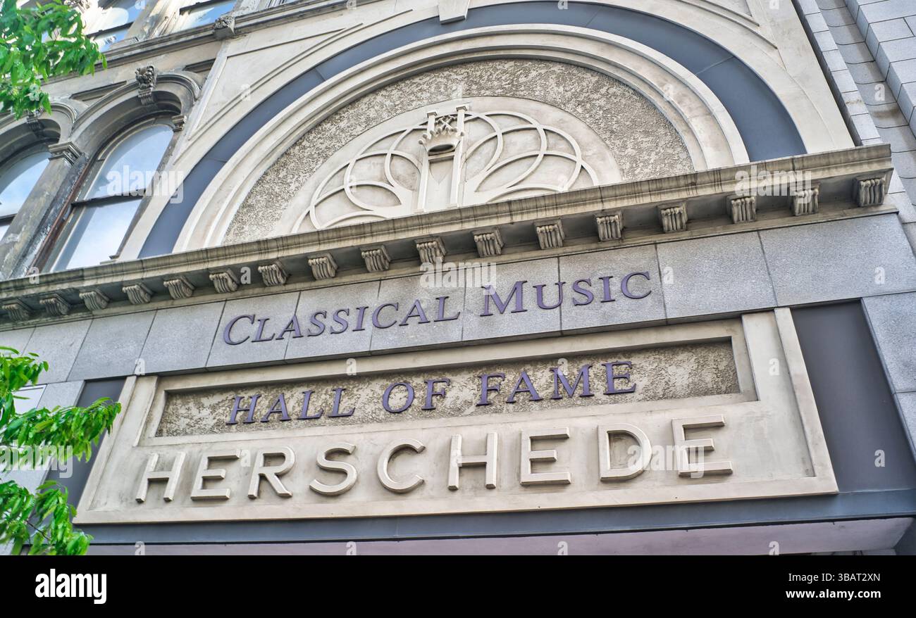 Hall de la renommée de la musique classique dans le centre-ville de Cincinnati Ohio USA 2025 Banque D'Images