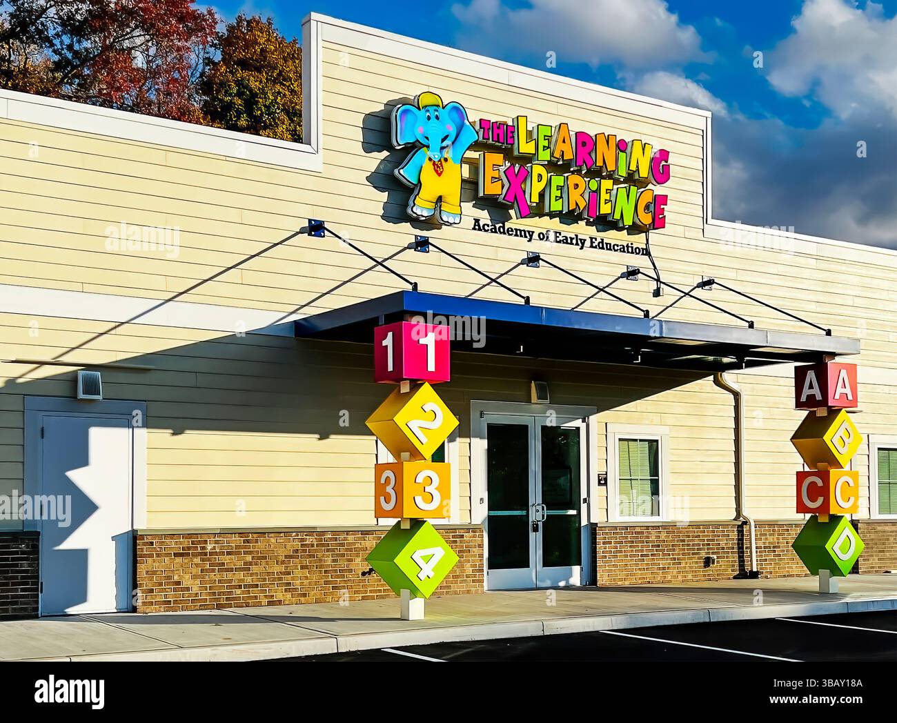 Vernon, CT. The Learning Experience, une entreprise de Floride. Ils se concentrent sur l'éducation de la petite enfance avec garderie pour les âges de 6 semaines à 6 ans- Banque D'Images