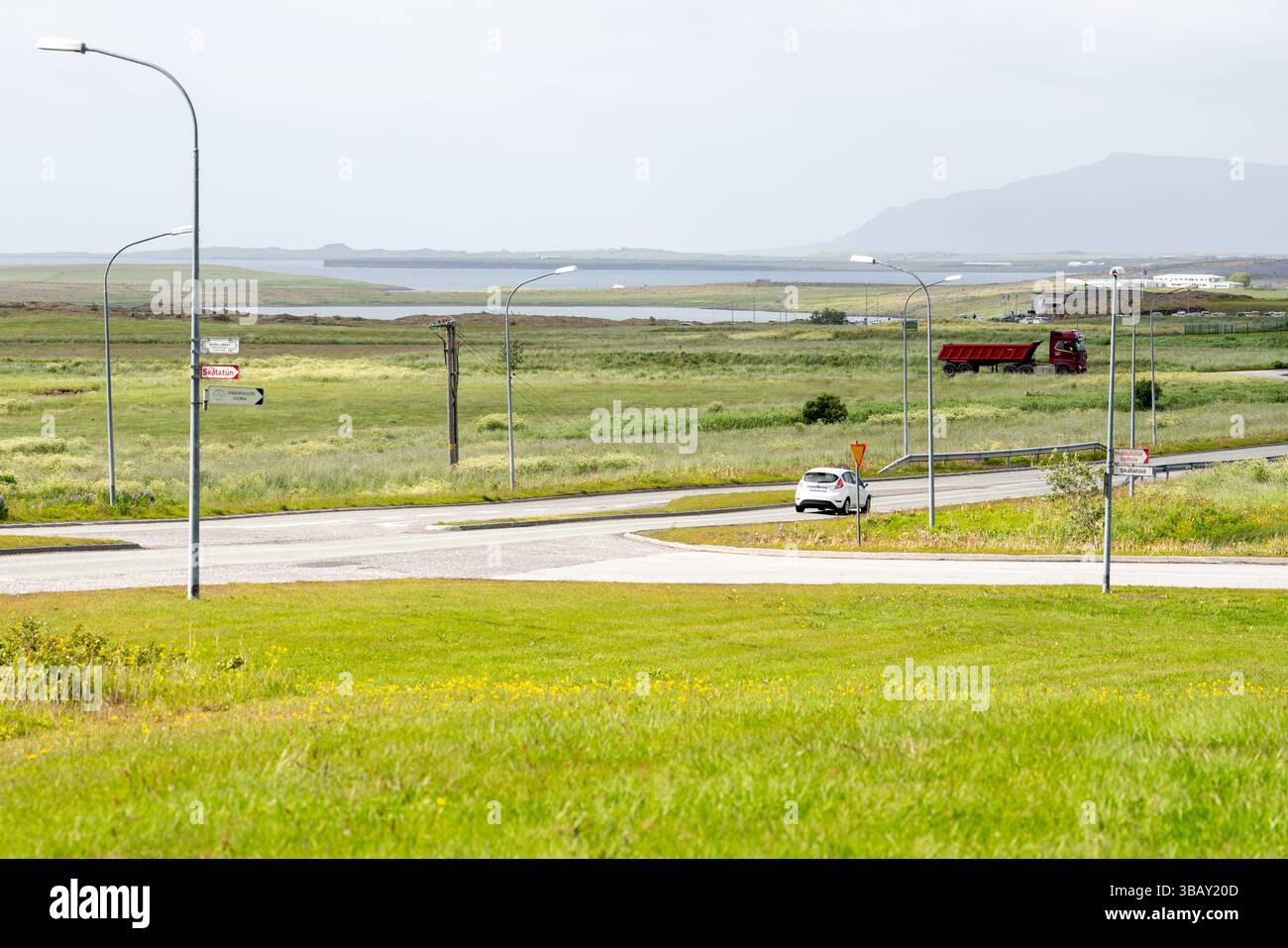 Merveilles géologiques de l'Islande Banque D'Images