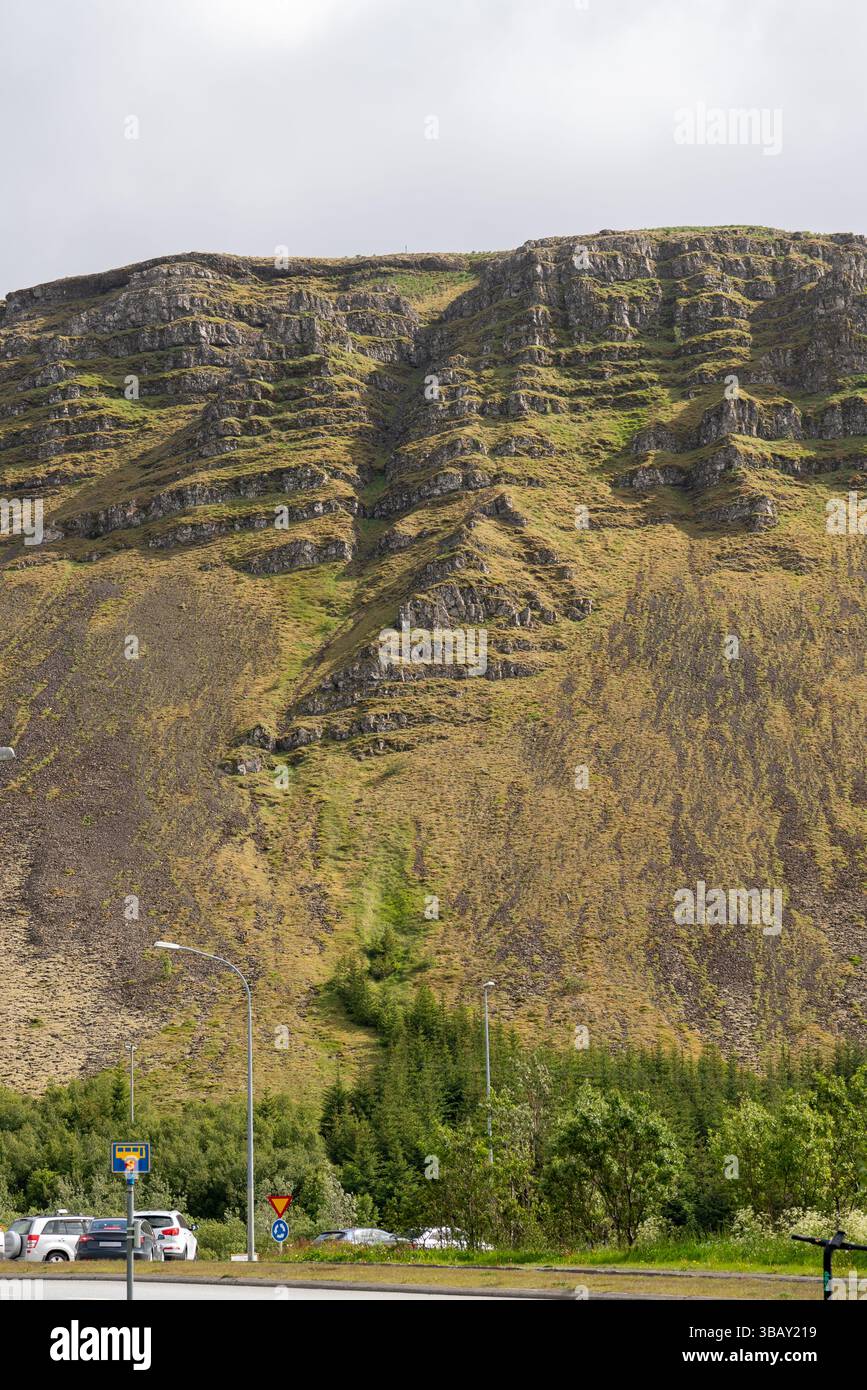 Merveilles géologiques de l'Islande Banque D'Images