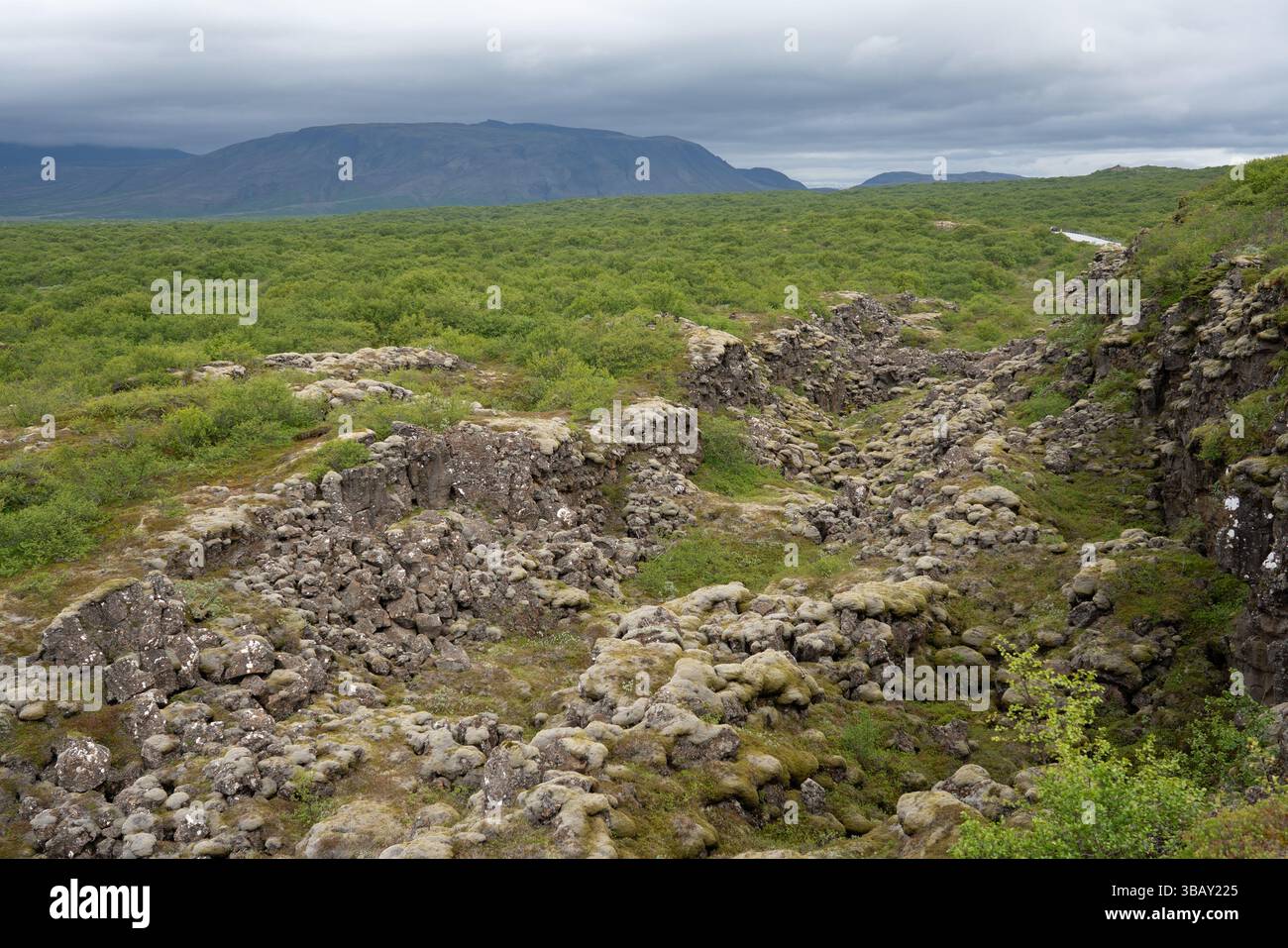 Merveilles géologiques de l'Islande Banque D'Images