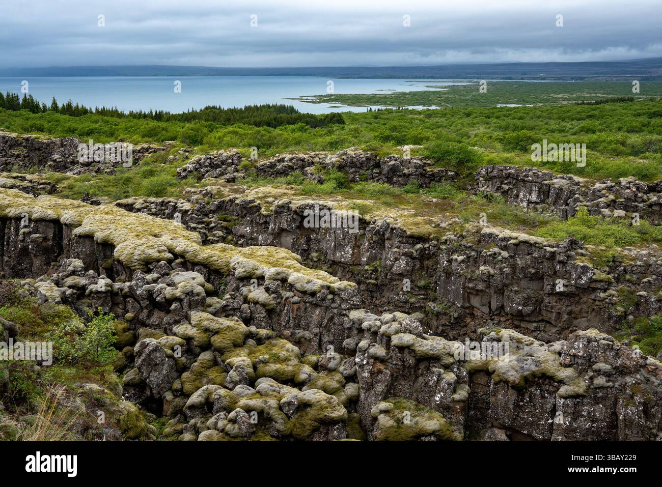 Merveilles géologiques de l'Islande Banque D'Images
