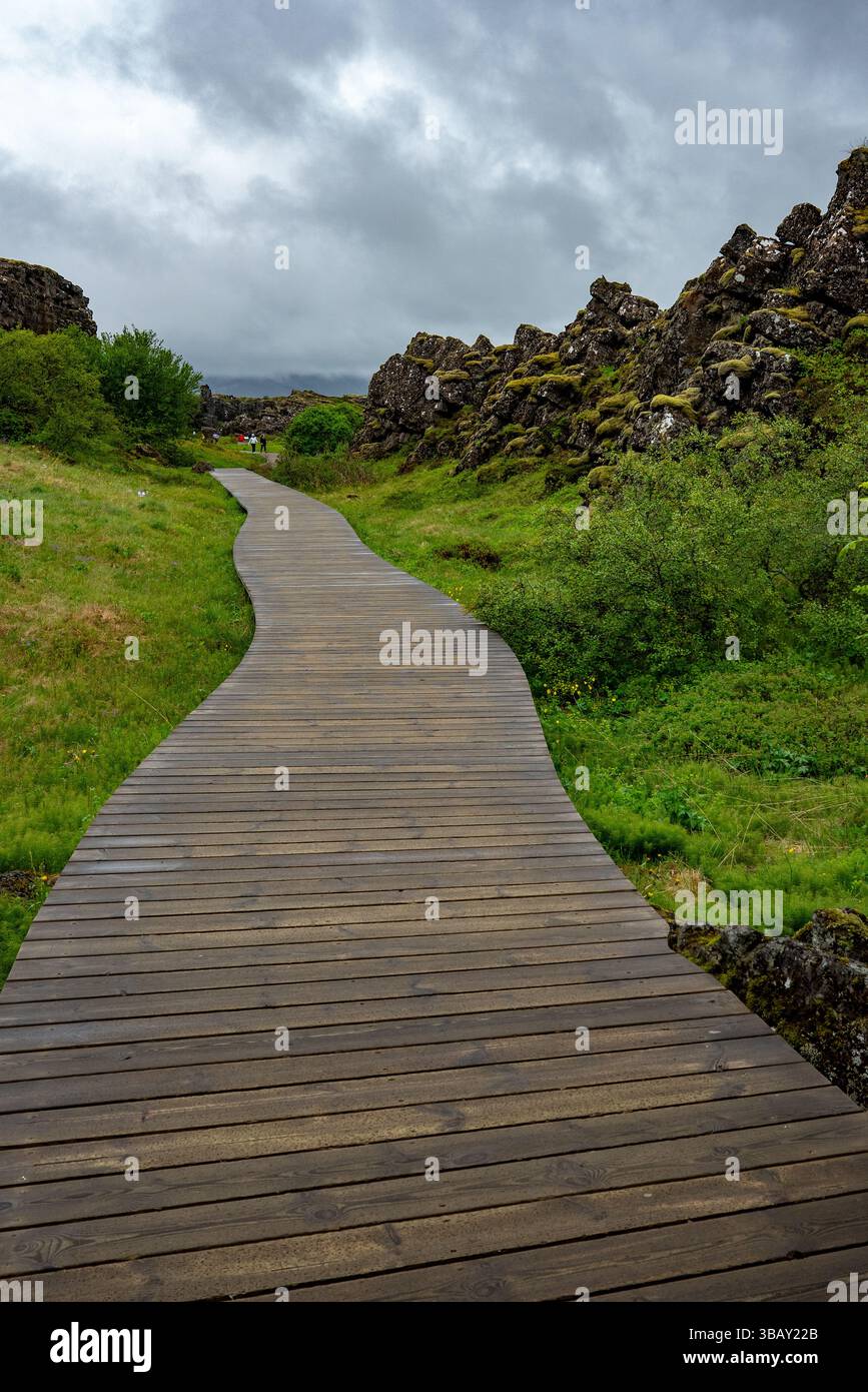 Merveilles géologiques de l'Islande Banque D'Images