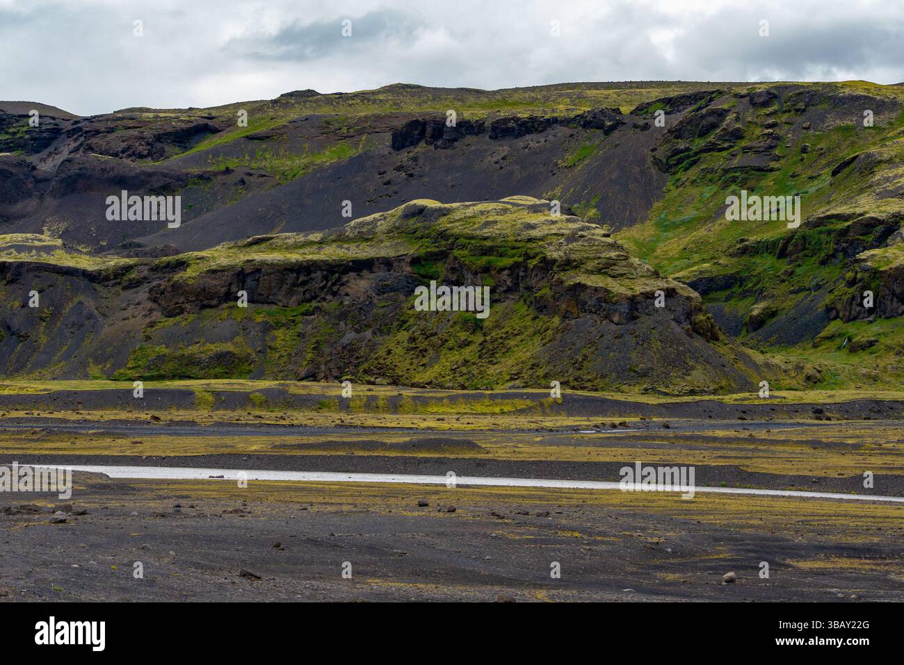 Merveilles géologiques de l'Islande Banque D'Images