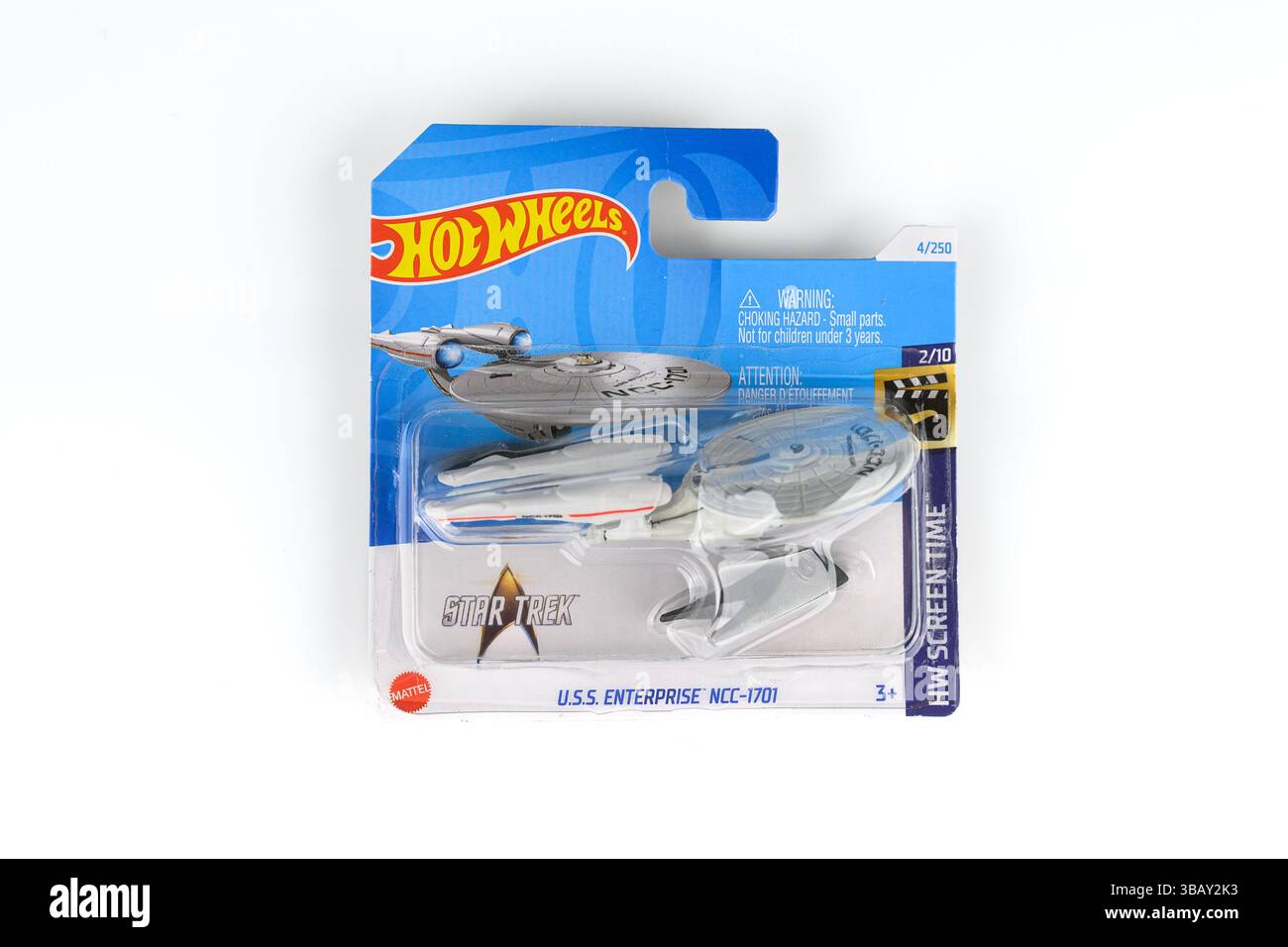 Hot Wheels U.S.S. Enterprise NCC-1701 – pays de Galles, Royaume-Uni – 10 mai 2025 Banque D'Images