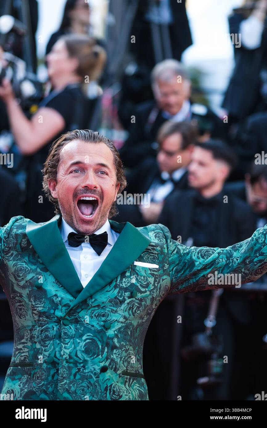 Cannes, France. 14 mai 2025. William Abadie vu au tapis rouge pour Mission impossible - le dernier compte lors du 78ème Festival de Cannes (Festival International du film de Cannes) au Palais des Festivals. Crédit photo : Julie Edwards./Alamy Live News Banque D'Images