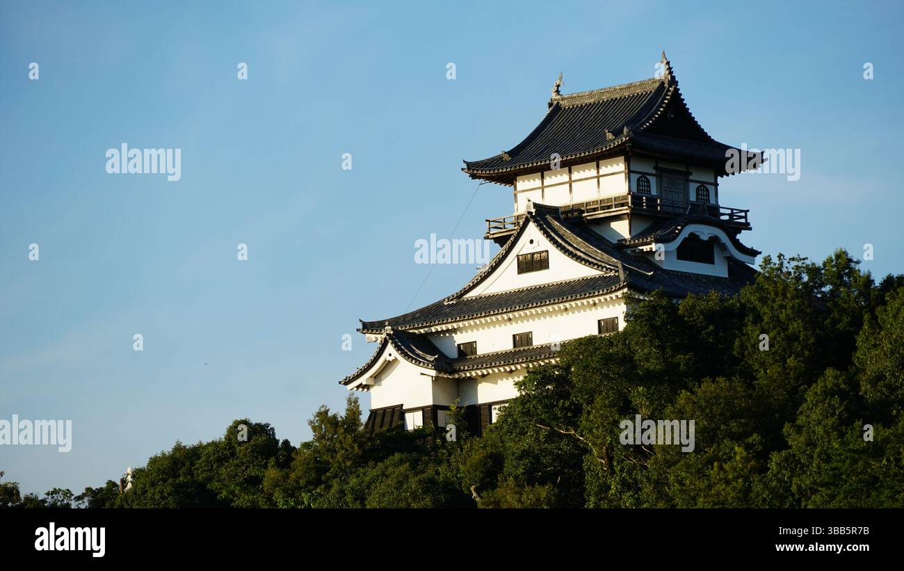 Inuyama - ville historique du château et charme pittoresque au Japon Banque D'Images