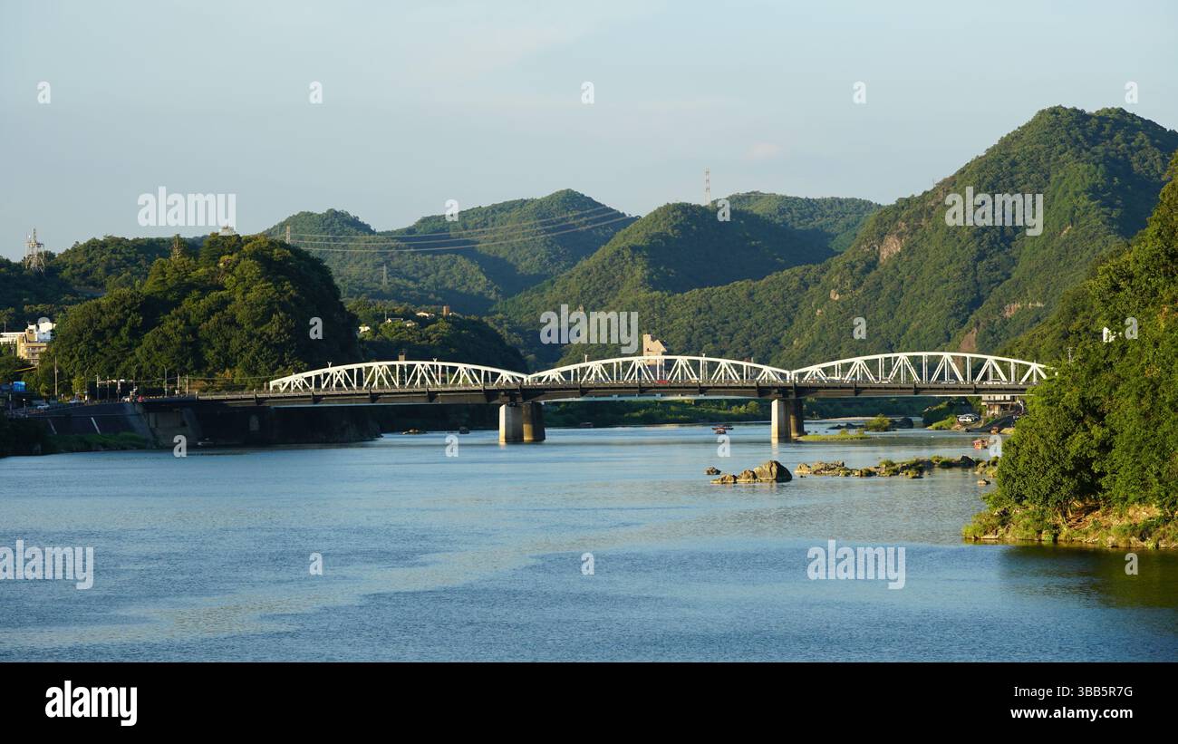Inuyama - ville historique du château et charme pittoresque au Japon Banque D'Images