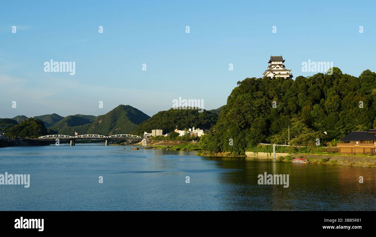 Inuyama - ville historique du château et charme pittoresque au Japon Banque D'Images