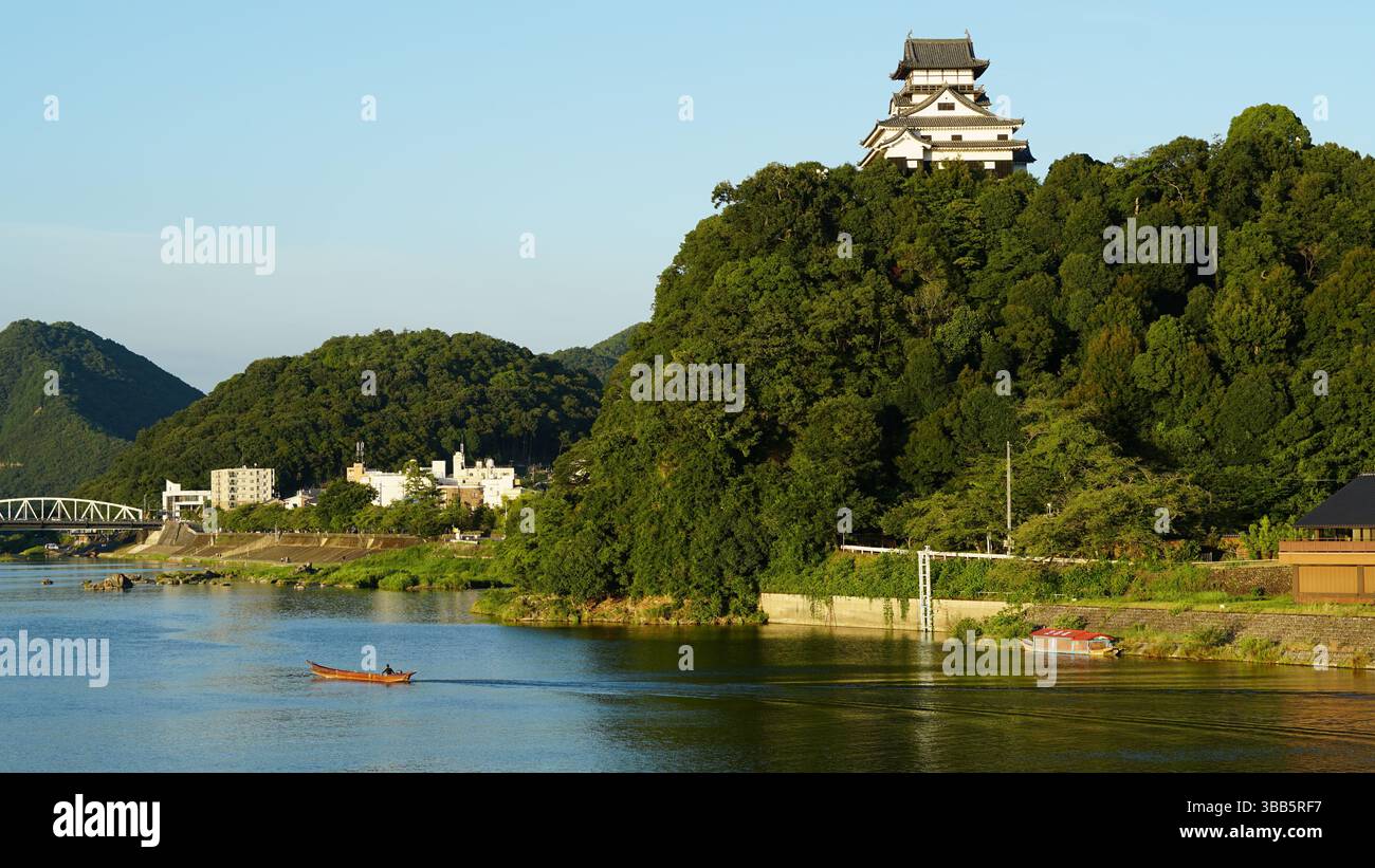 Inuyama - ville historique du château et charme pittoresque au Japon Banque D'Images