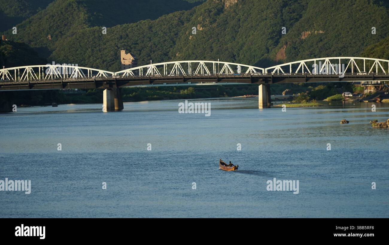 Inuyama - ville historique du château et charme pittoresque au Japon Banque D'Images