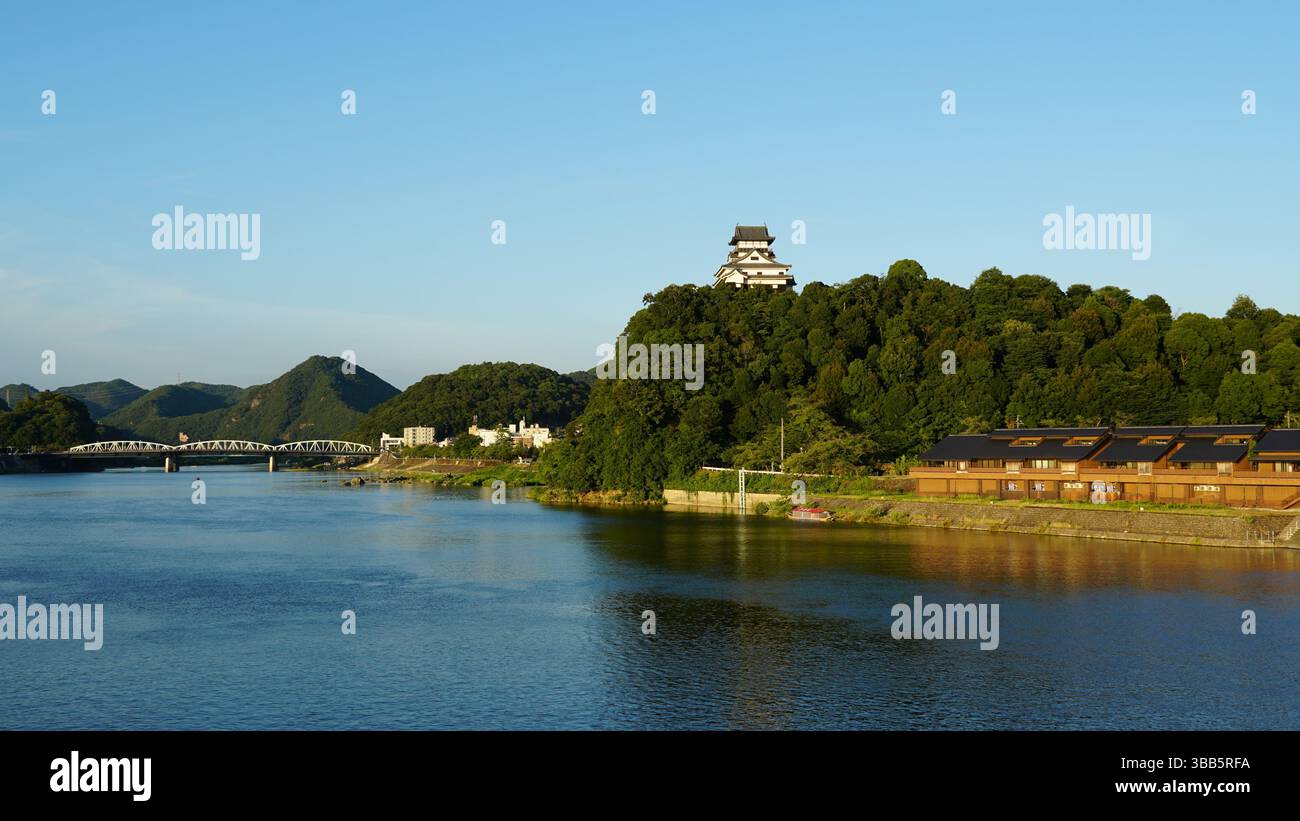 Inuyama - ville historique du château et charme pittoresque au Japon Banque D'Images