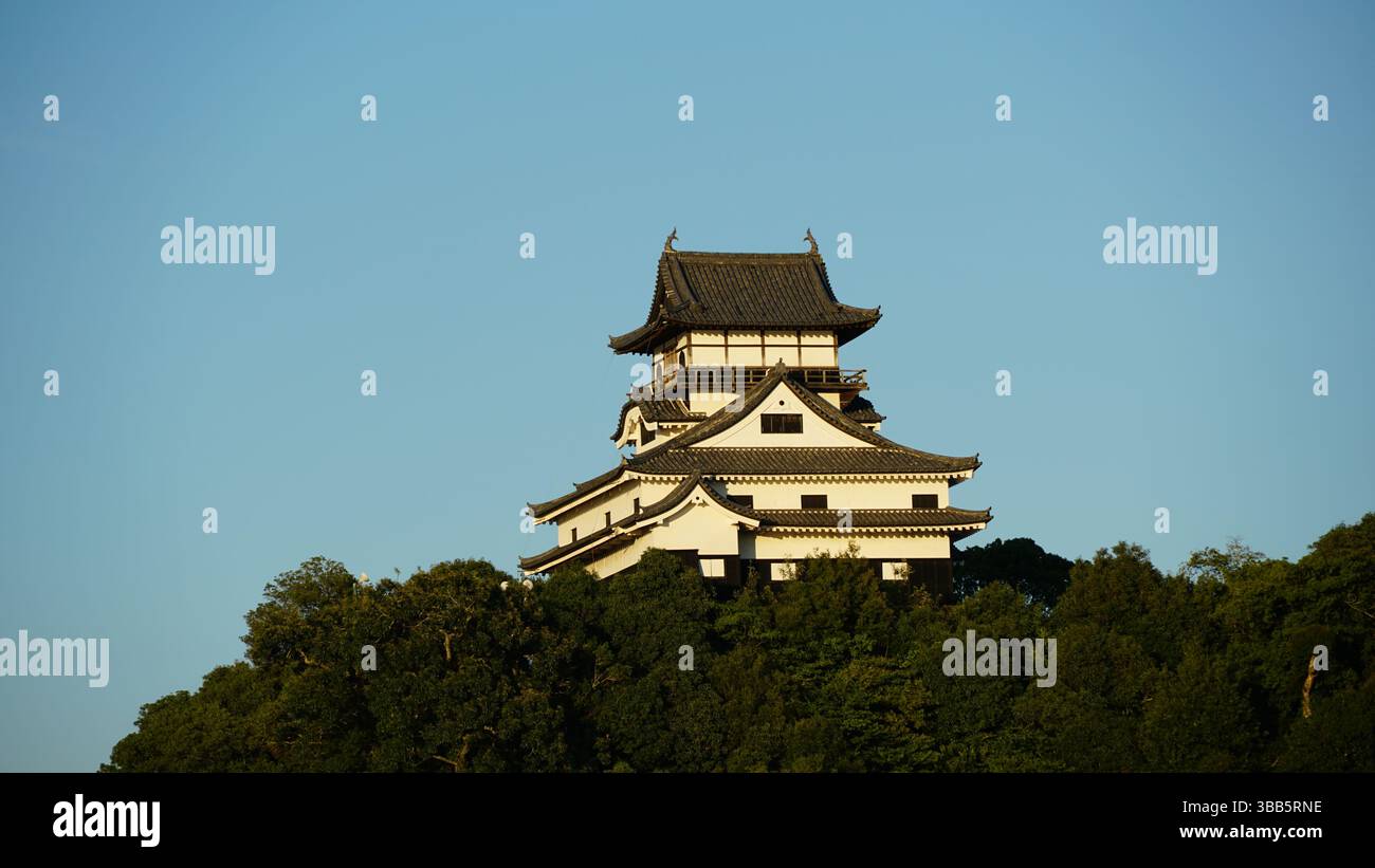 Inuyama - ville historique du château et charme pittoresque au Japon Banque D'Images