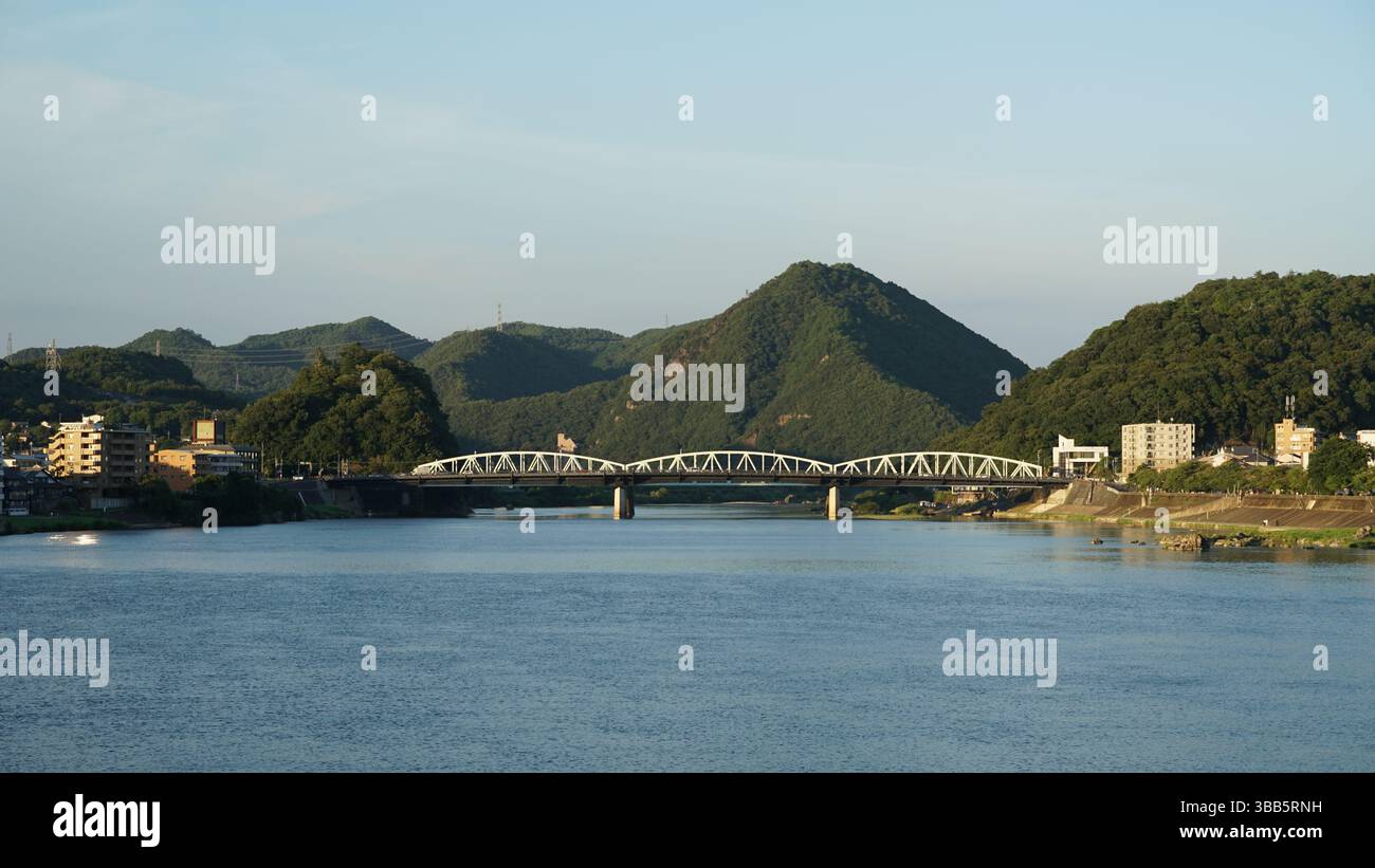 Inuyama - ville historique du château et charme pittoresque au Japon Banque D'Images