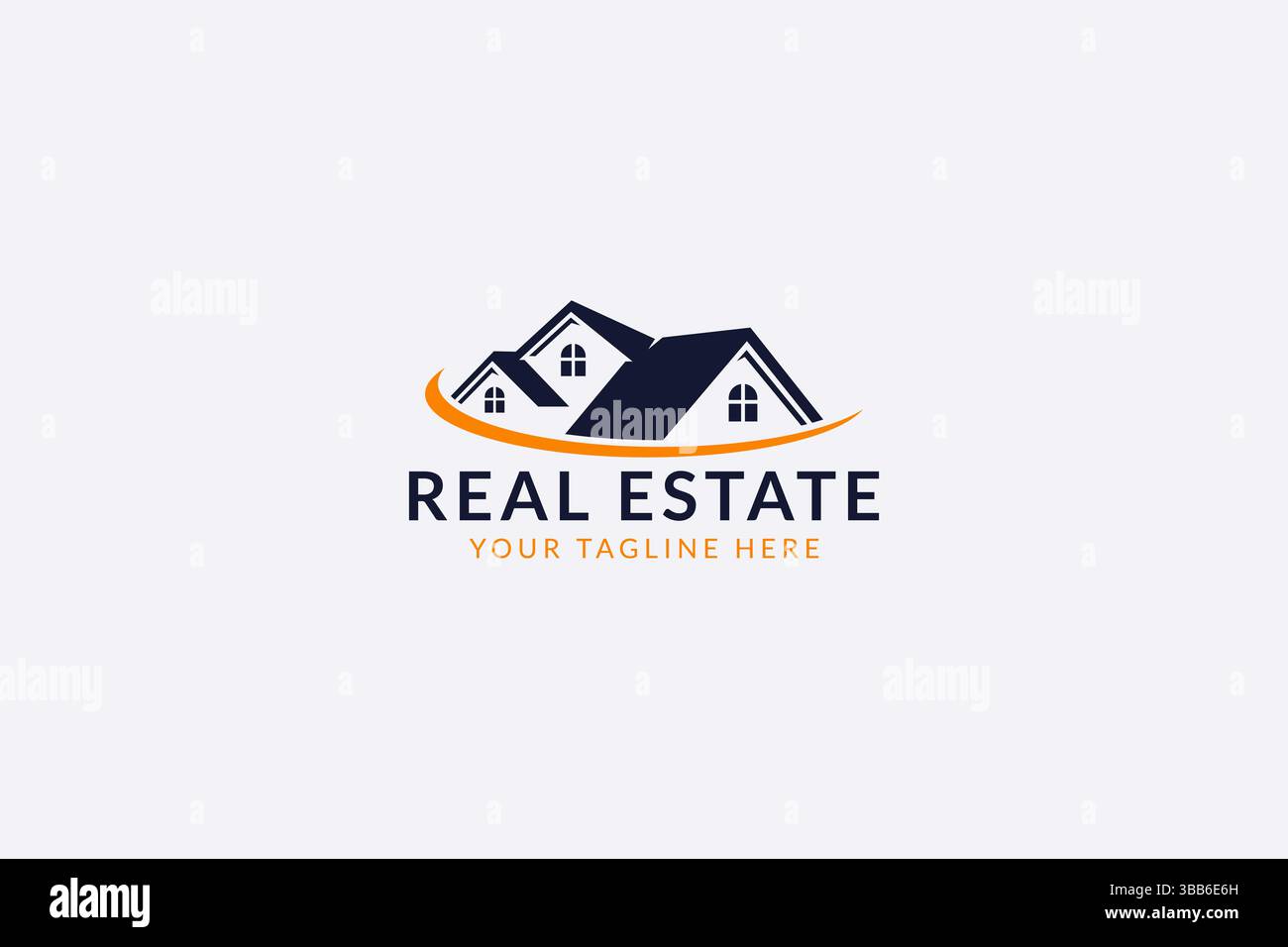 Roof Home Property Developer Real Estate Business logo minimaliste Illustration de Vecteur