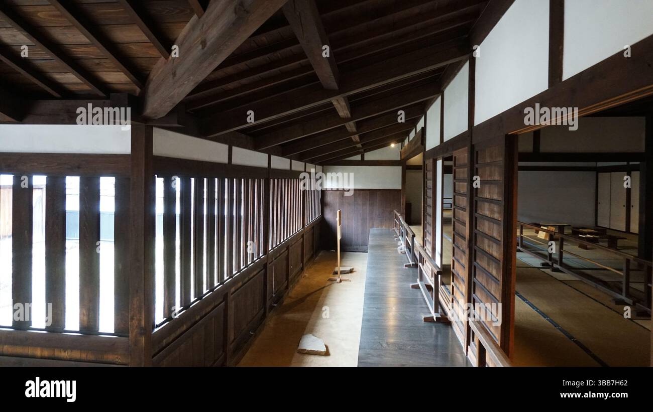 Takayama Cityscape : mélange de tradition et de nature Banque D'Images