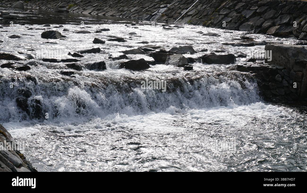Takayama Cityscape : mélange de tradition et de nature Banque D'Images