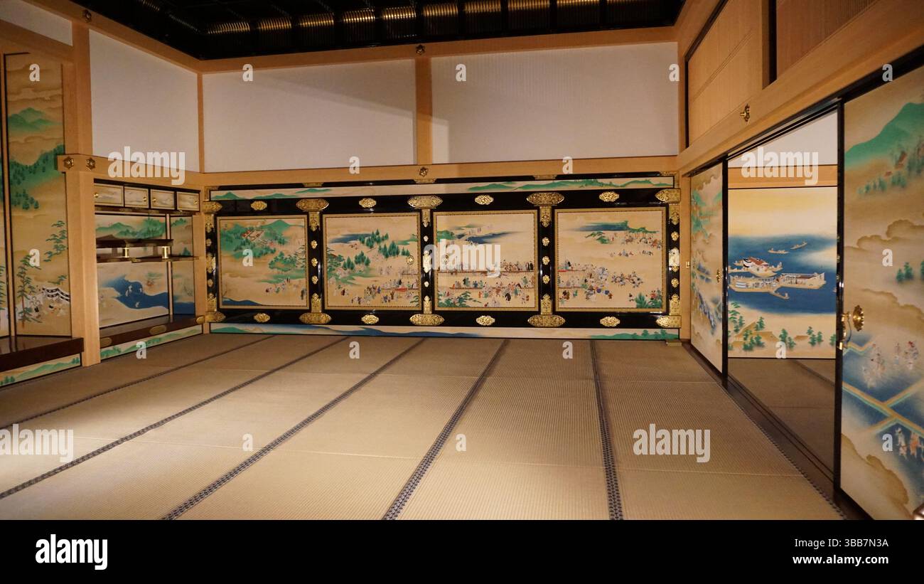 Château de Nagoya Palais Honmaru – architecture traditionnelle japonaise et histoire Banque D'Images